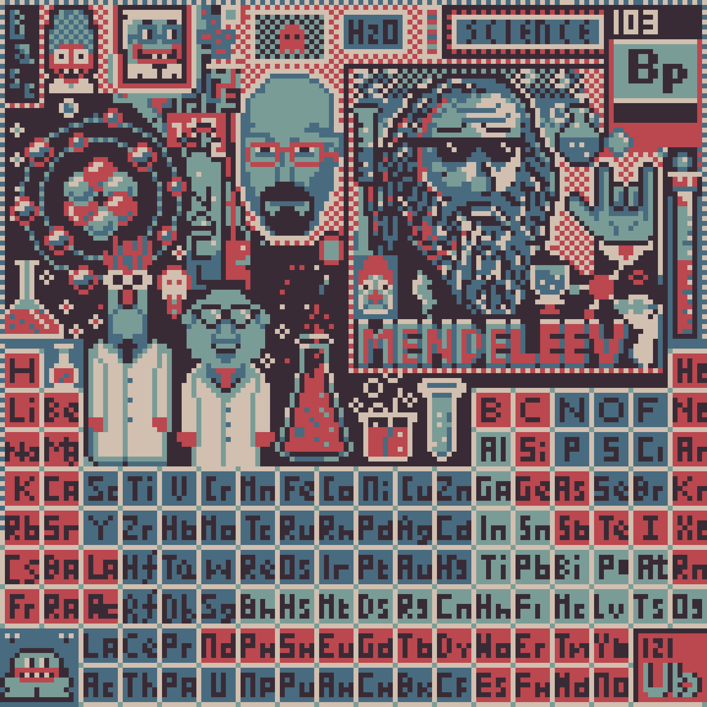 BasePaint Day #103: Periodic Table Of The Elements