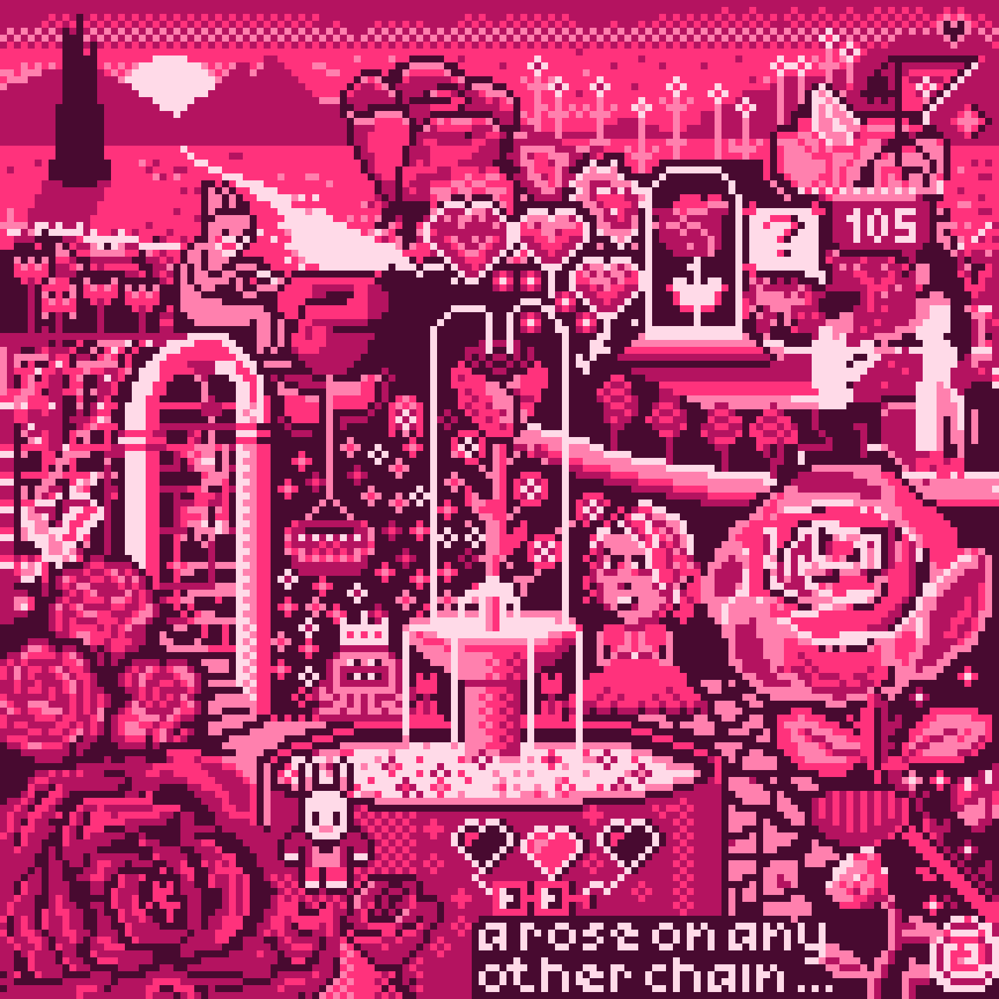 BasePaint Day #105: 🌹 Rose Garden 🌹