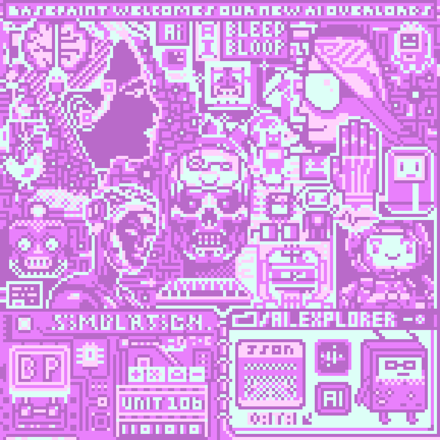 BasePaint Day #106: Artificial Intelligence