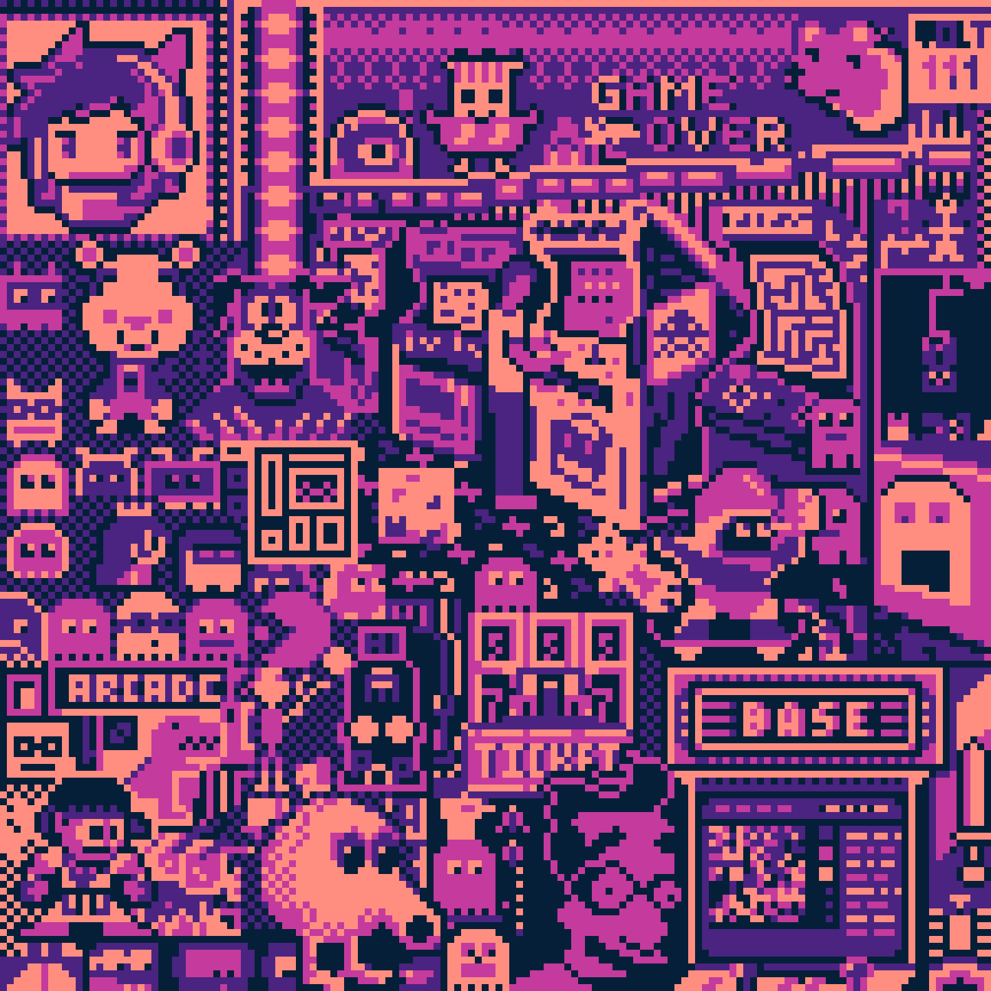 BasePaint Day #111: Arcade