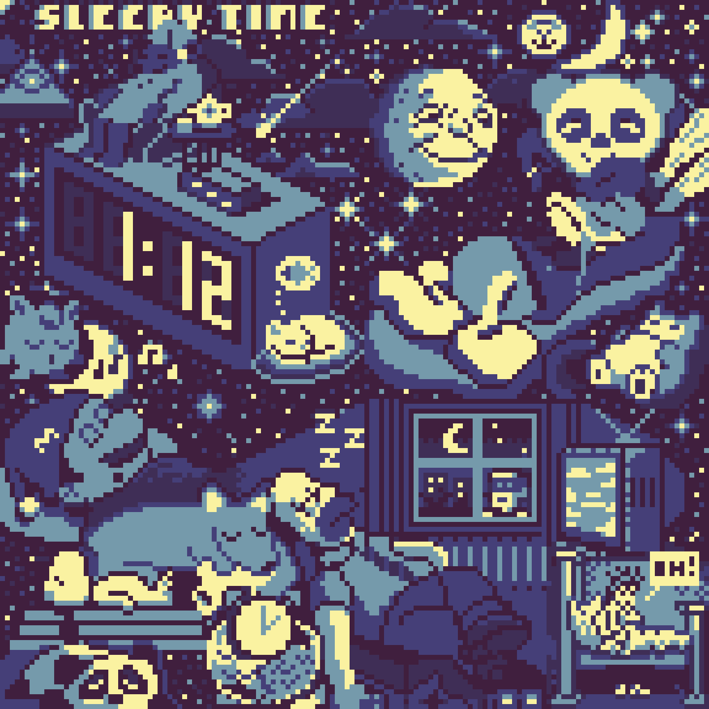 BasePaint Day #112: 🌝 Sleepy Time 💤