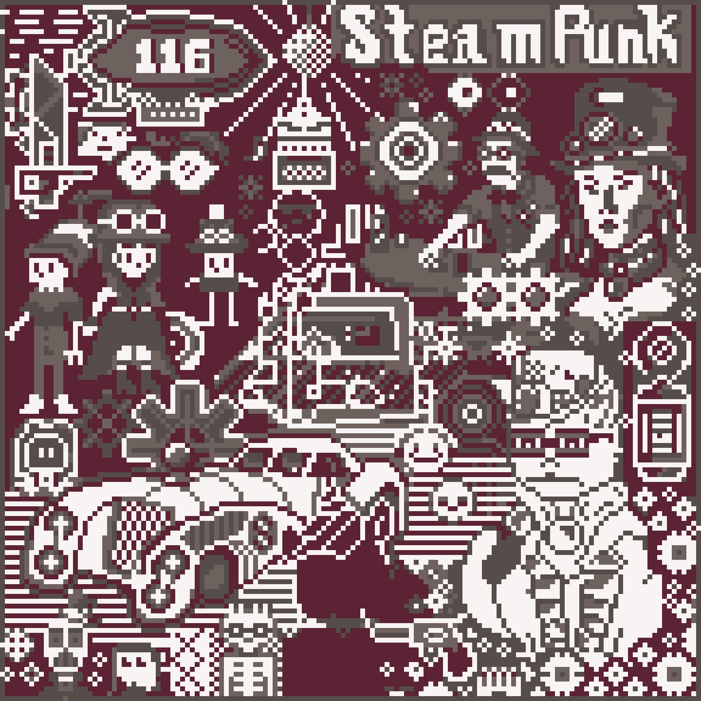 BasePaint Day #116: Steam Punk Soirée