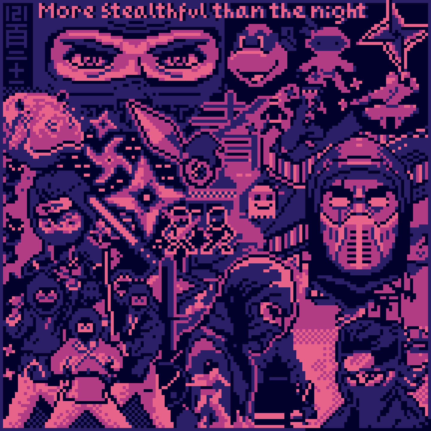 BasePaint Day #121: Ninjas