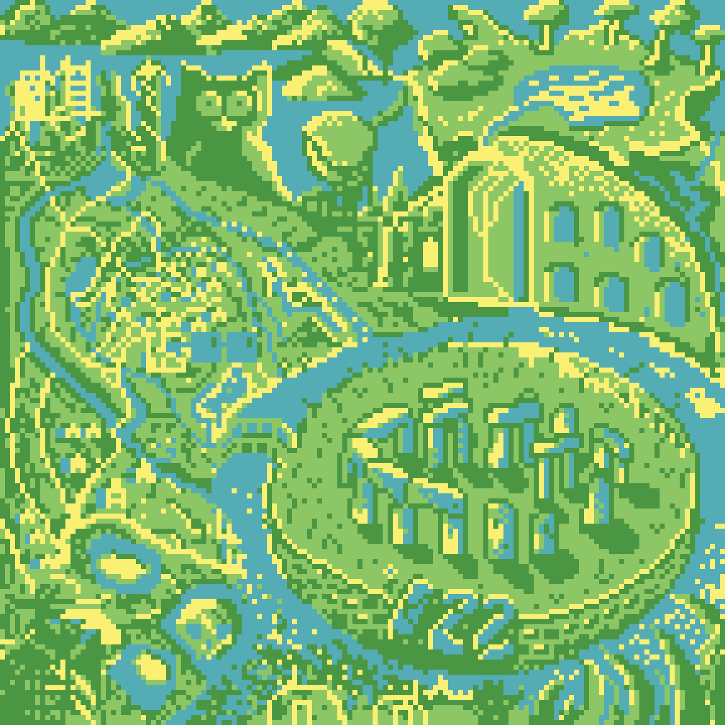 BasePaint Day #122: Overgrown Ruin