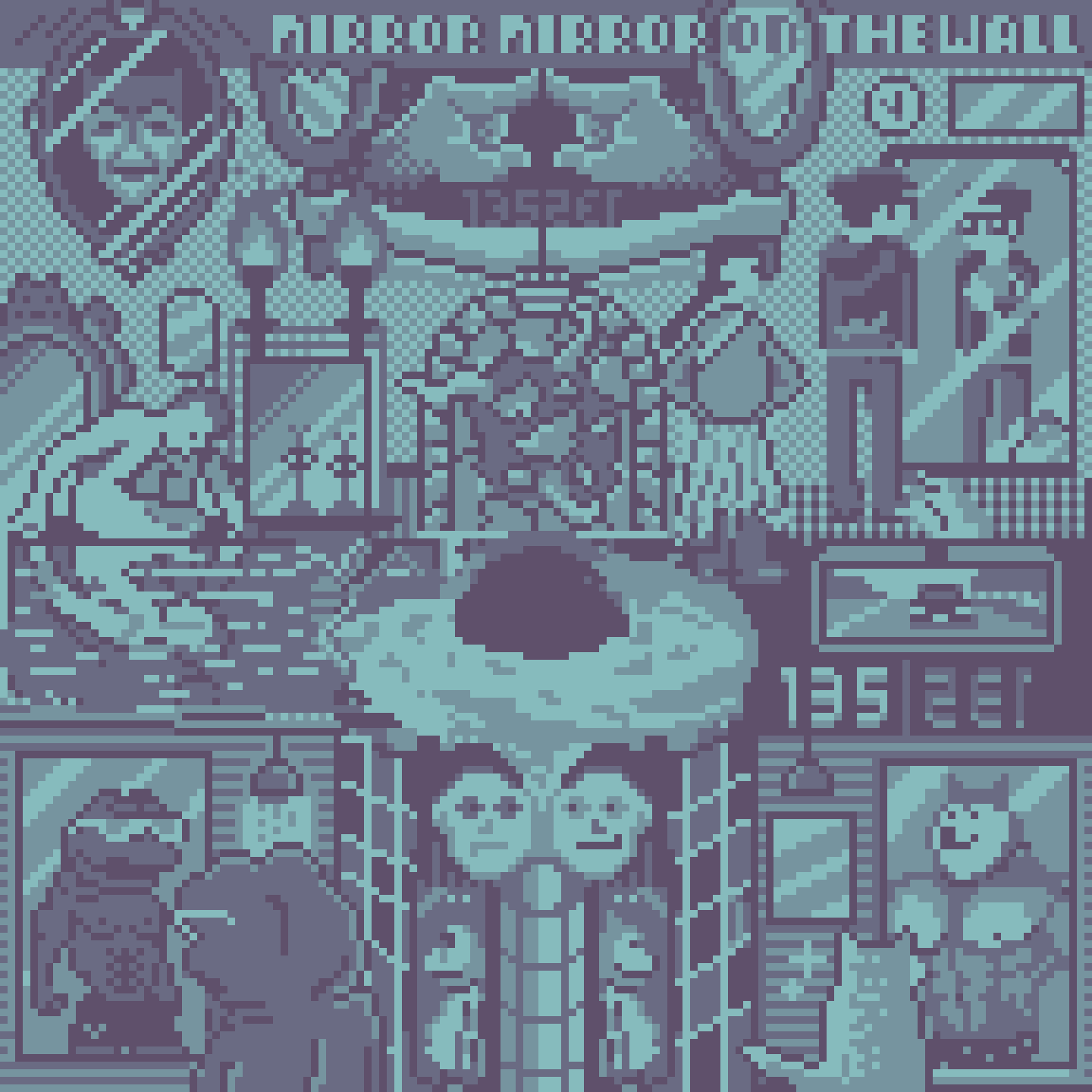 BasePaint Day #135: Mirrors