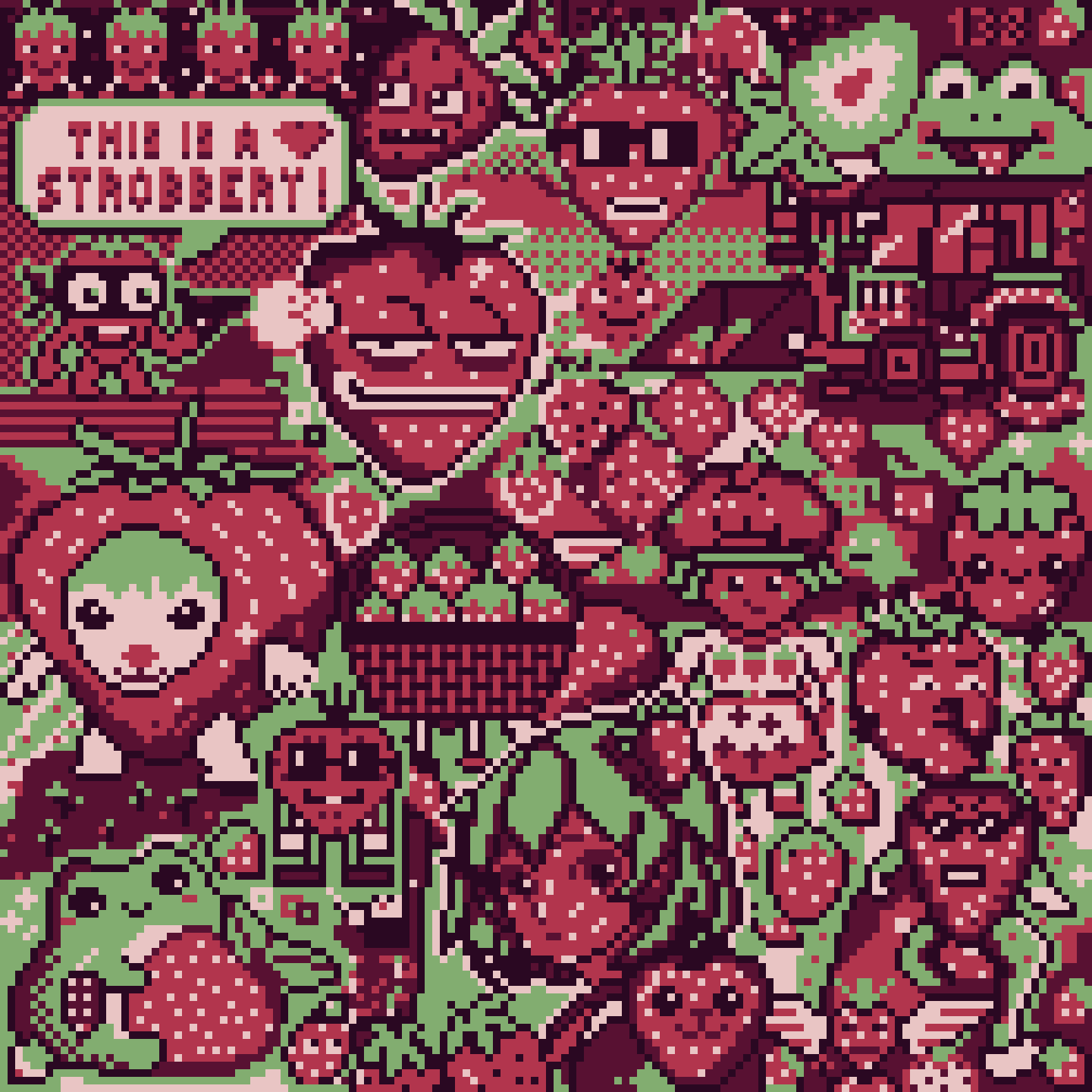 BasePaint Day #138: Strawberry Fields Forever