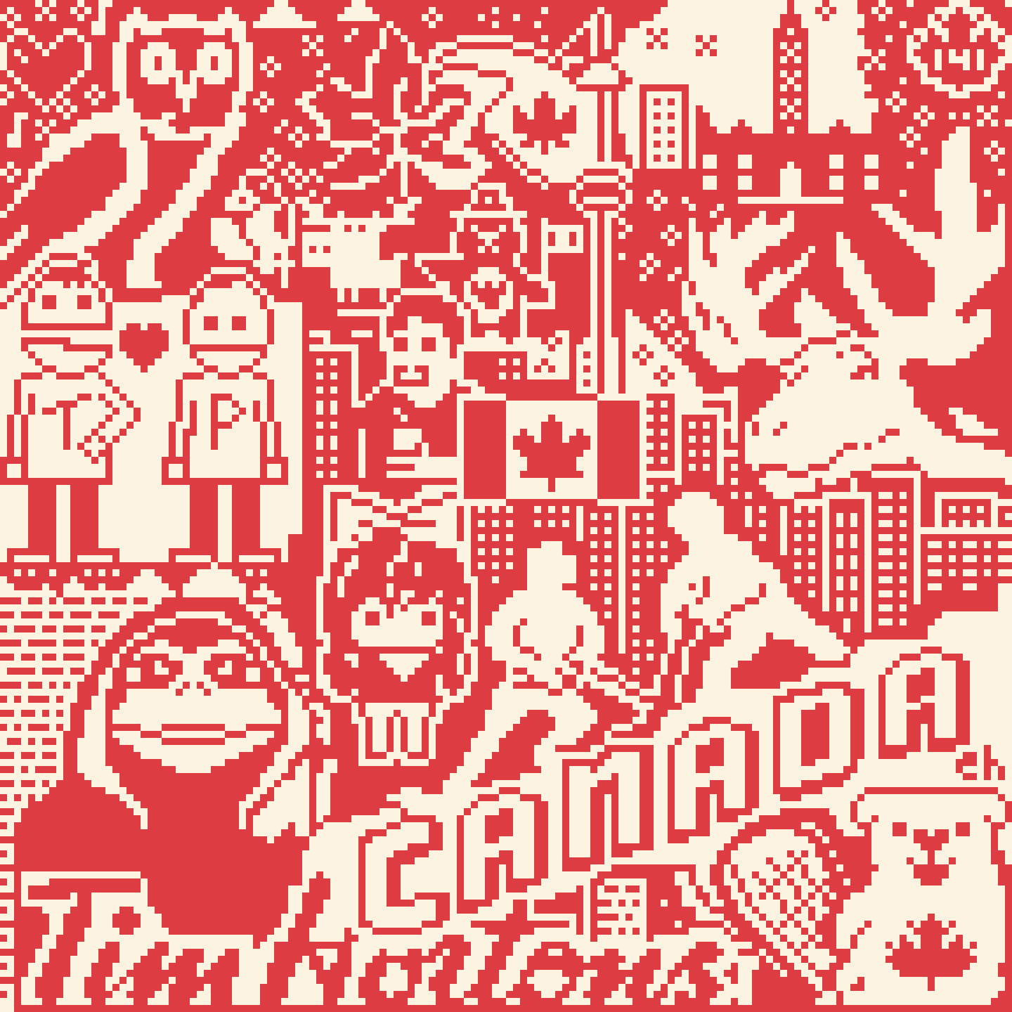 BasePaint Day #141: Oh Canada