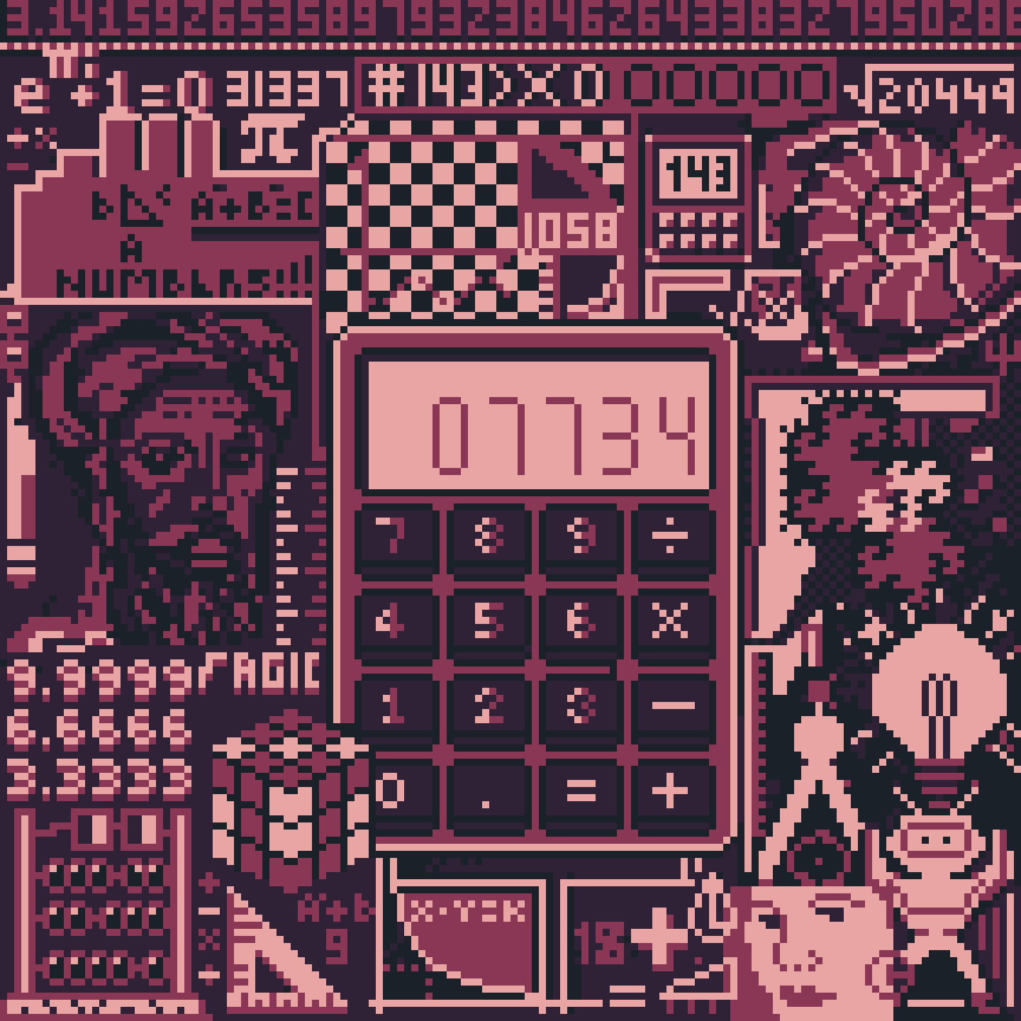 BasePaint Day #143: Math