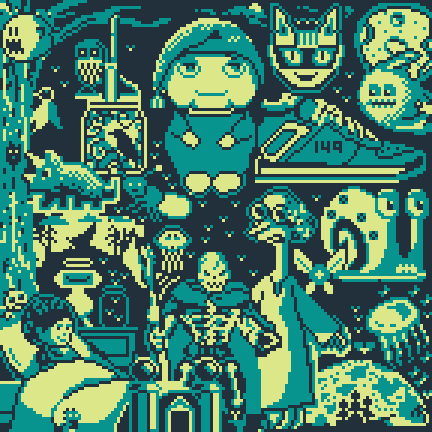 BasePaint Day #149: Glow-in-the-Dark