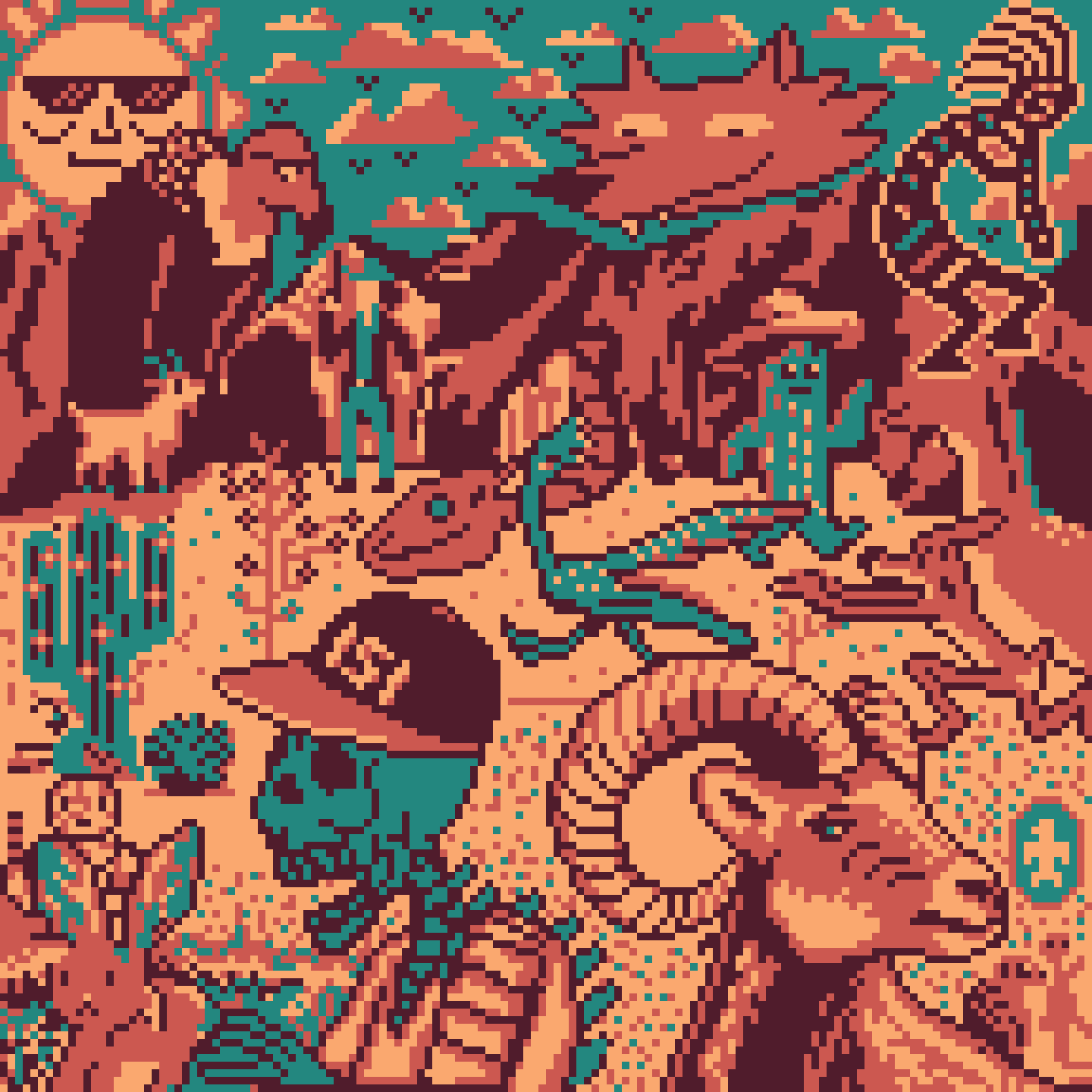 BasePaint Day #151: High Desert 🏜️