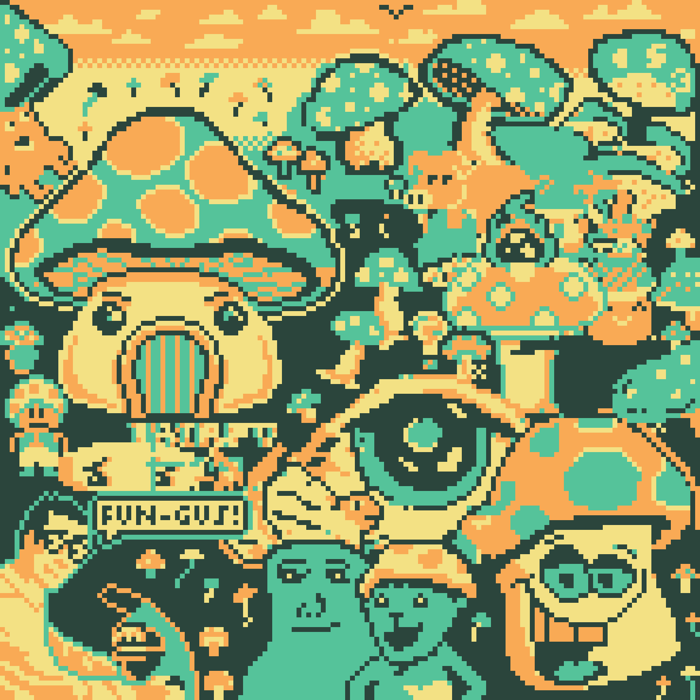 BasePaint Day #153: Fungi