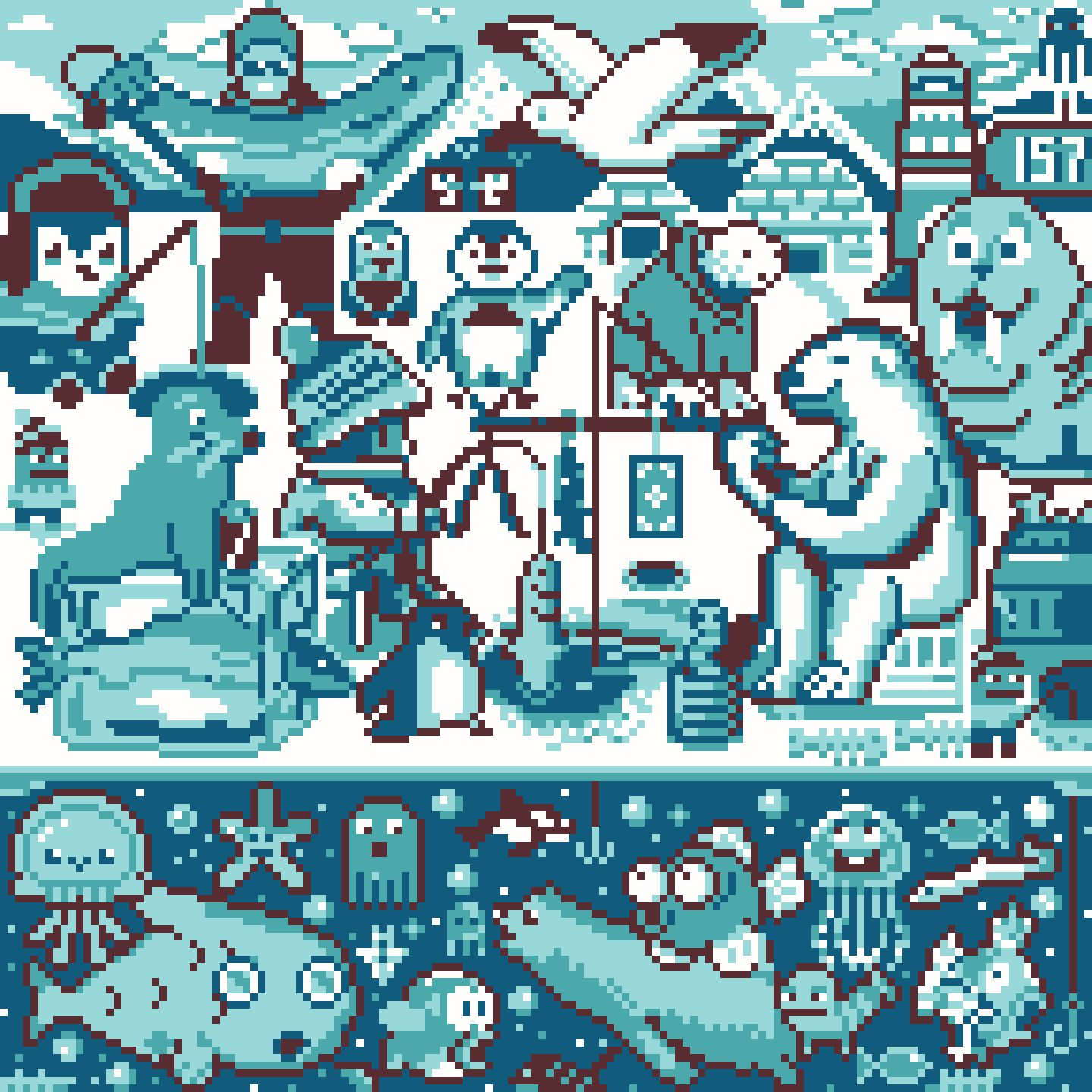 BasePaint Day #157: Ice Fishing