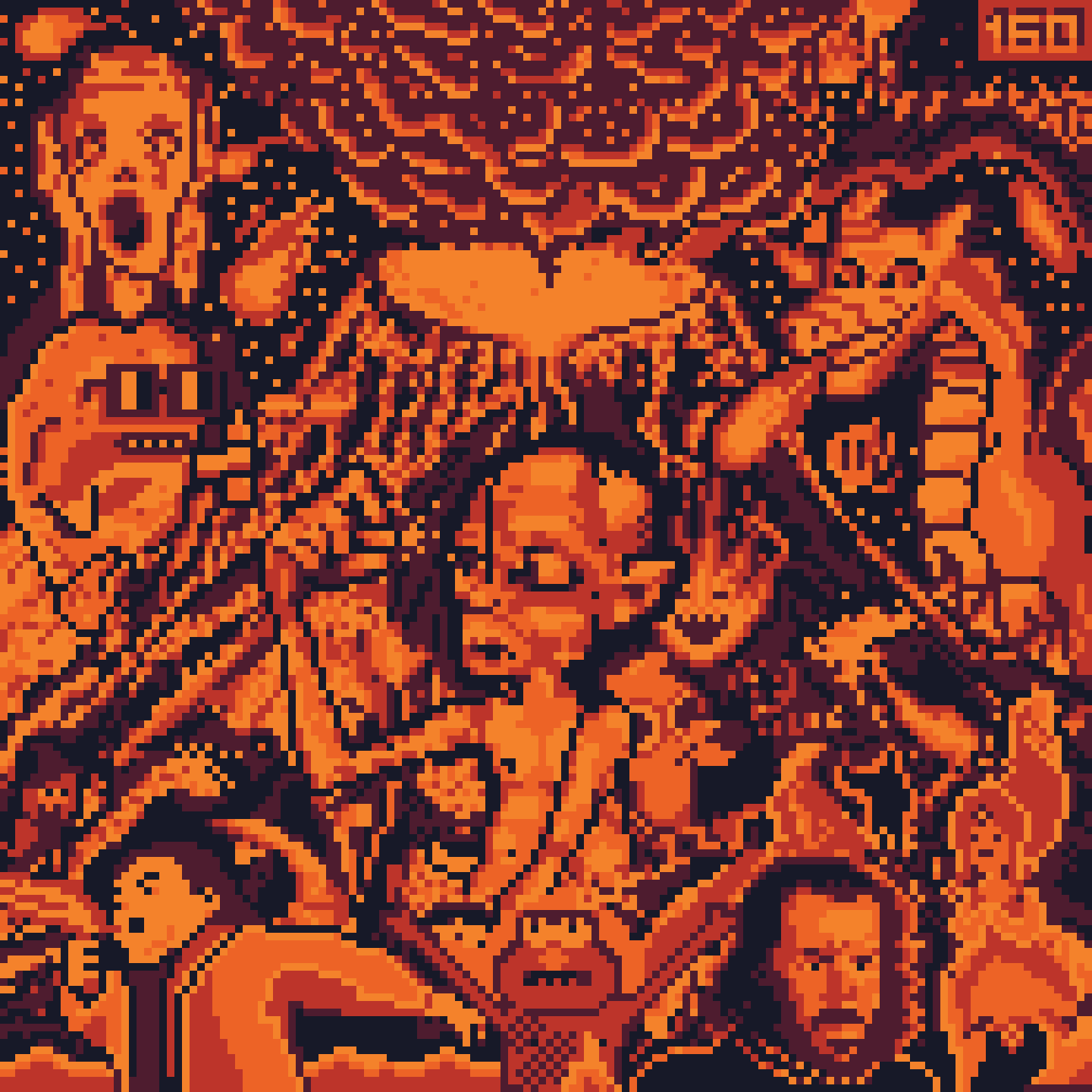 BasePaint Day #160: The Volcano