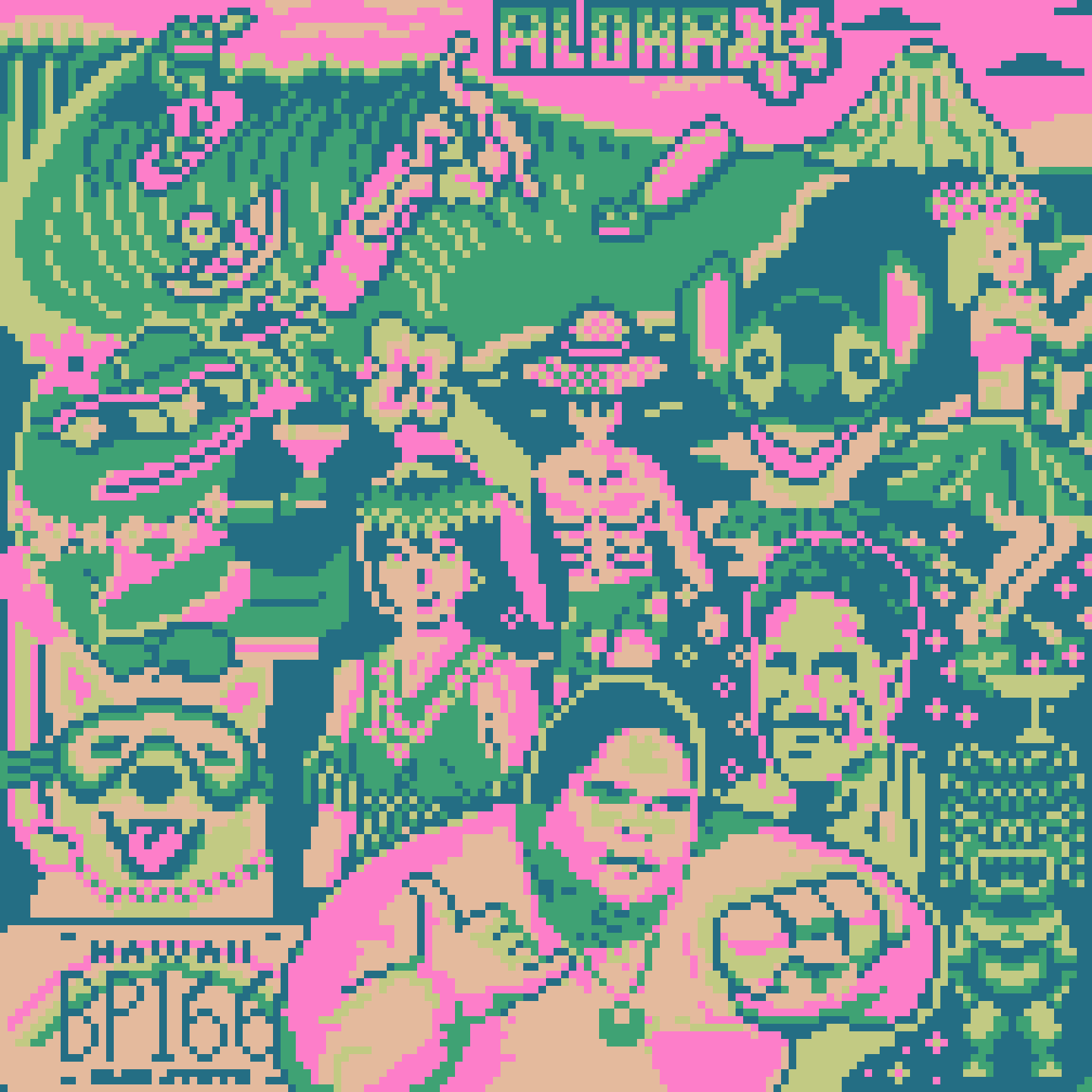 BasePaint Day #166: Hawaii