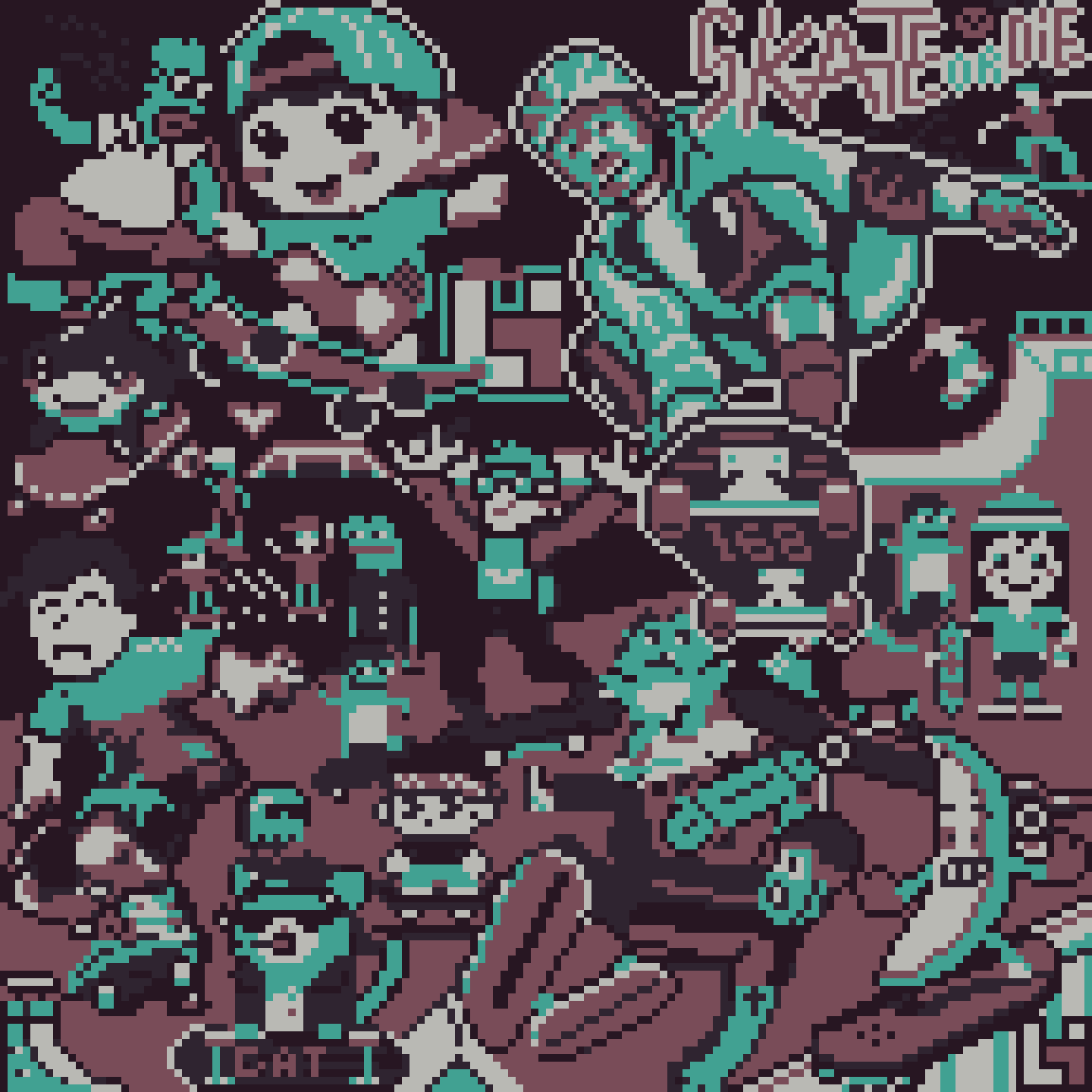 BasePaint Day #168: Skateboarding 🛹