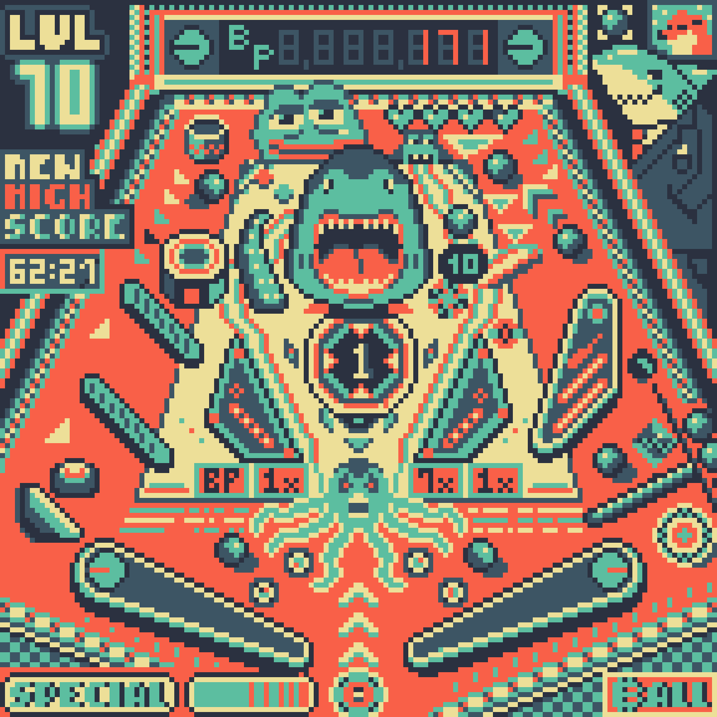 BasePaint Day #171: Pinball