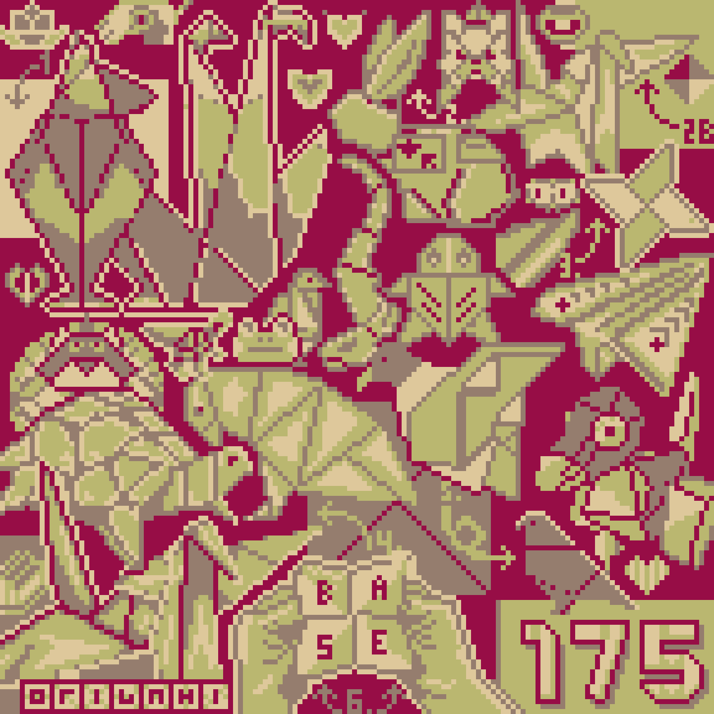 BasePaint Day #175: Origami
