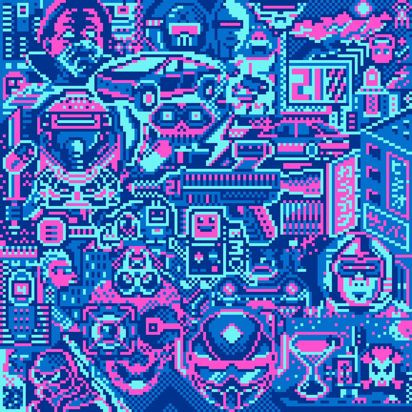 BasePaint Day #21: CyberPunk