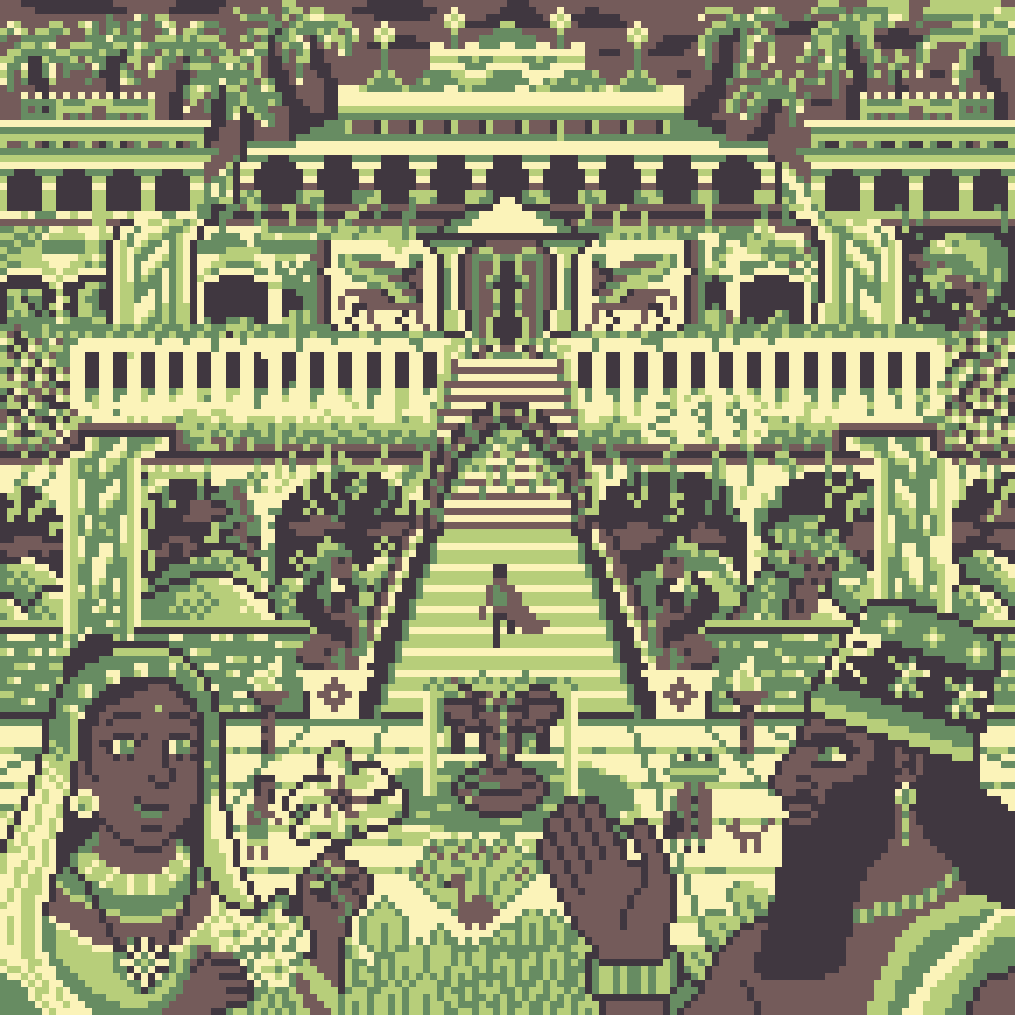 BasePaint Day #299: 7 Wonders: Hanging Gardens