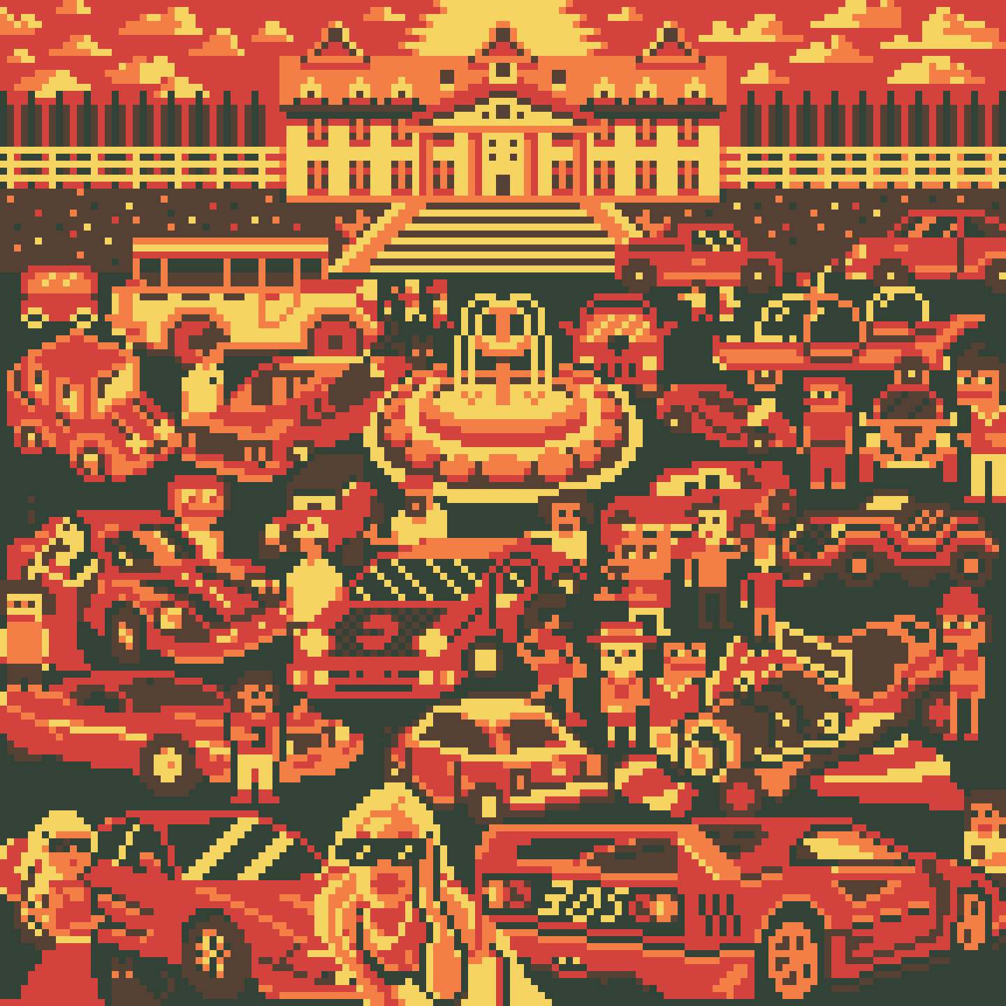 BasePaint Day #305: Classic Car Show