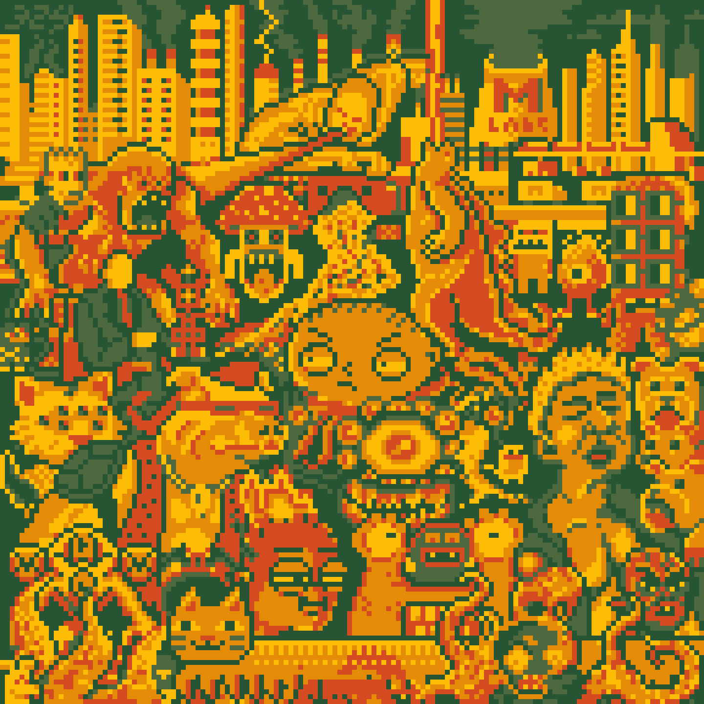 BasePaint Day #324: Mutants