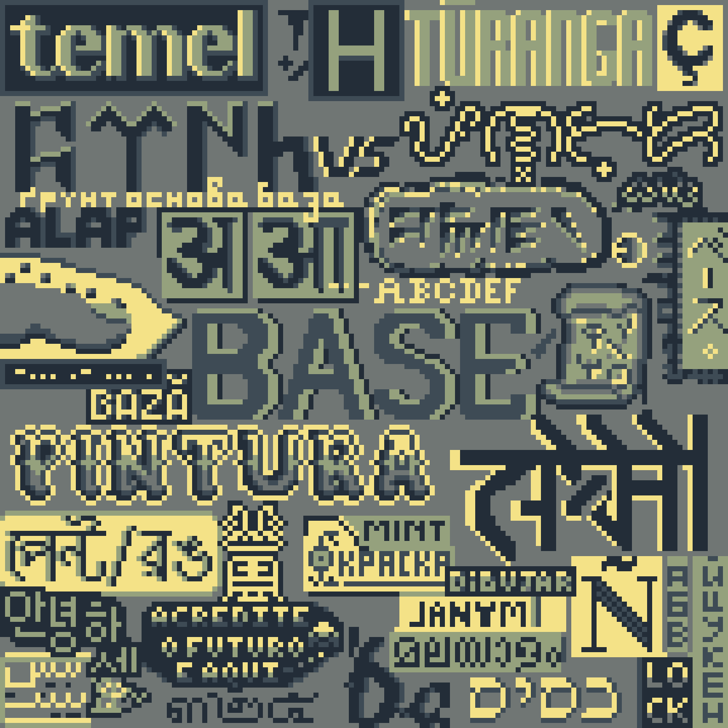 BasePaint Day #325: Alphabets Of The World