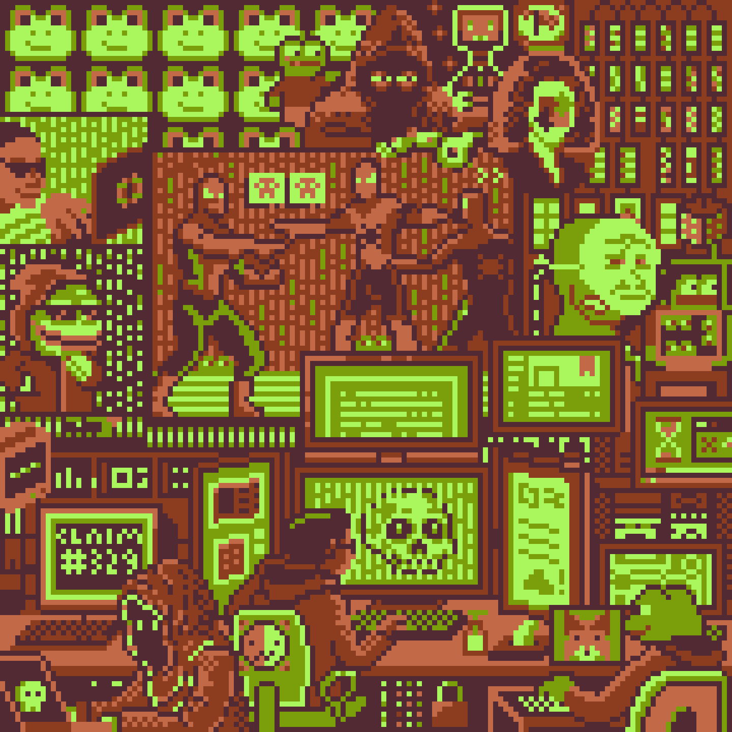 BasePaint Day #329: Sybil Attack