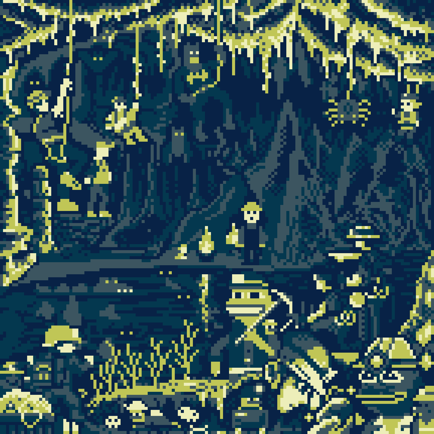 BasePaint Day #334: Spelunking