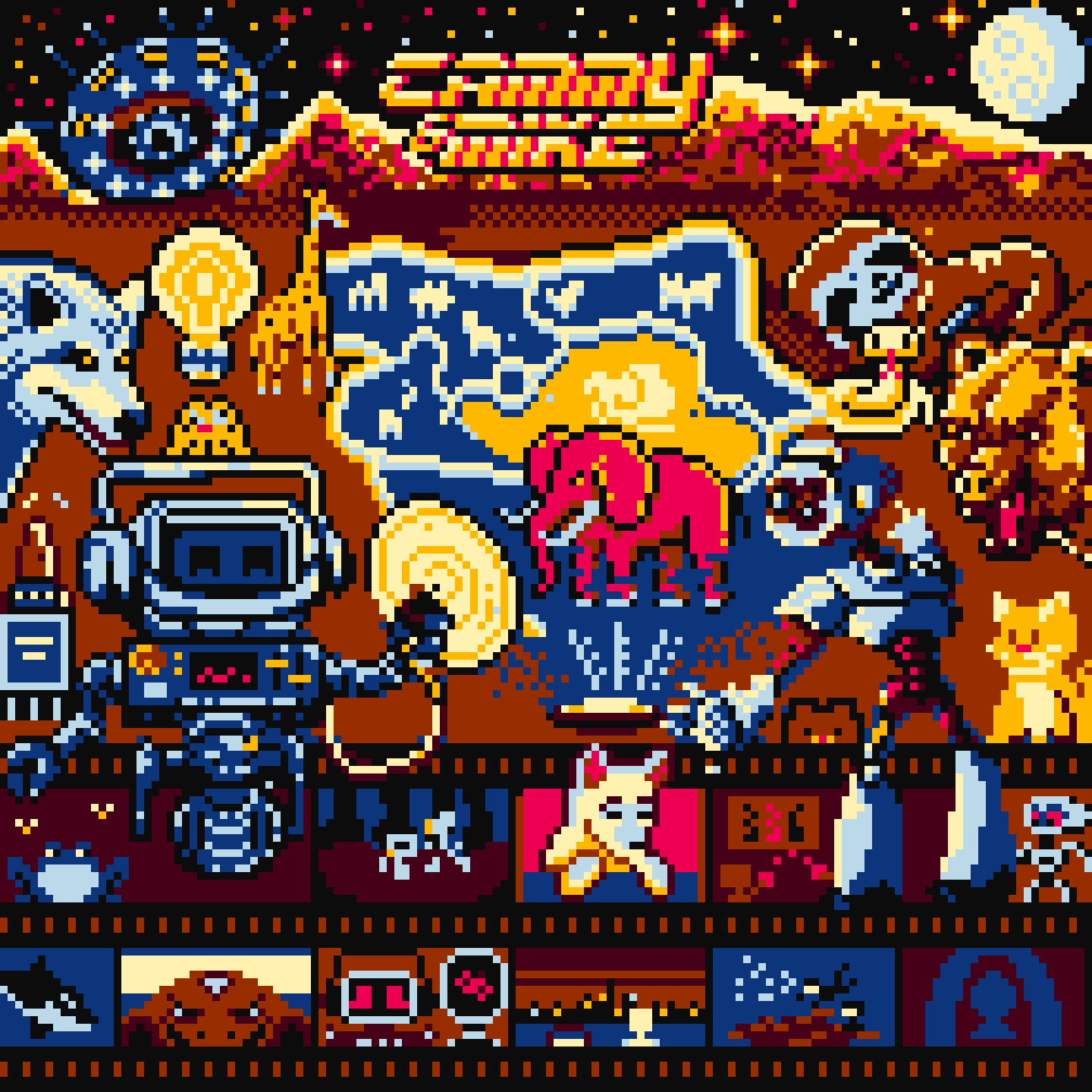 BasePaint Day #336: The Adventures of Cammy & Mike