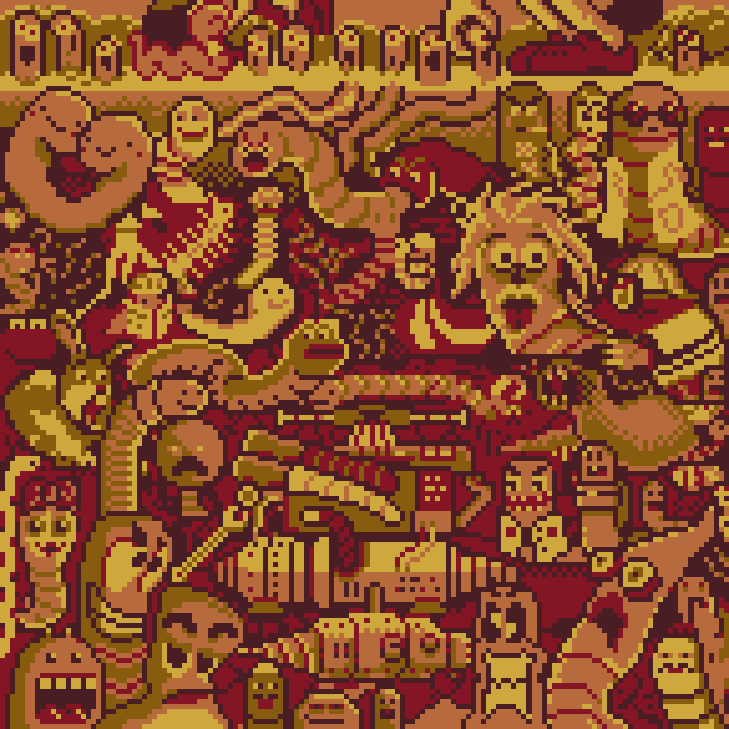 BasePaint Day #338: The worms have built a machine