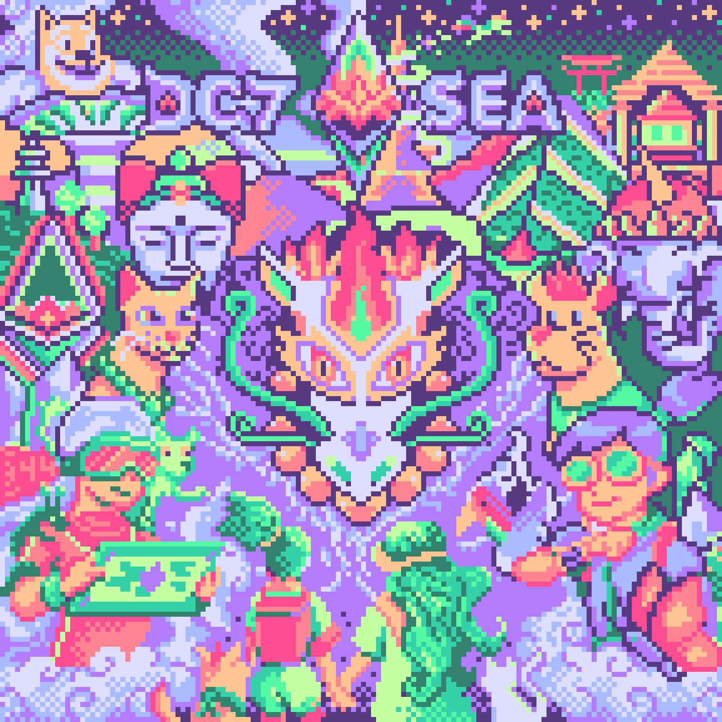 BasePaint Day #344: Deva in Southeast Asia