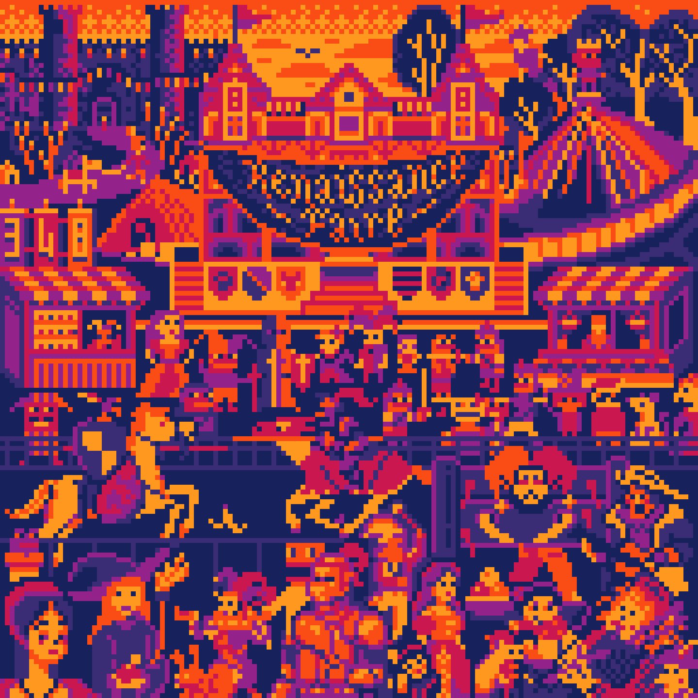 BasePaint Day #348: Renaissance Faire