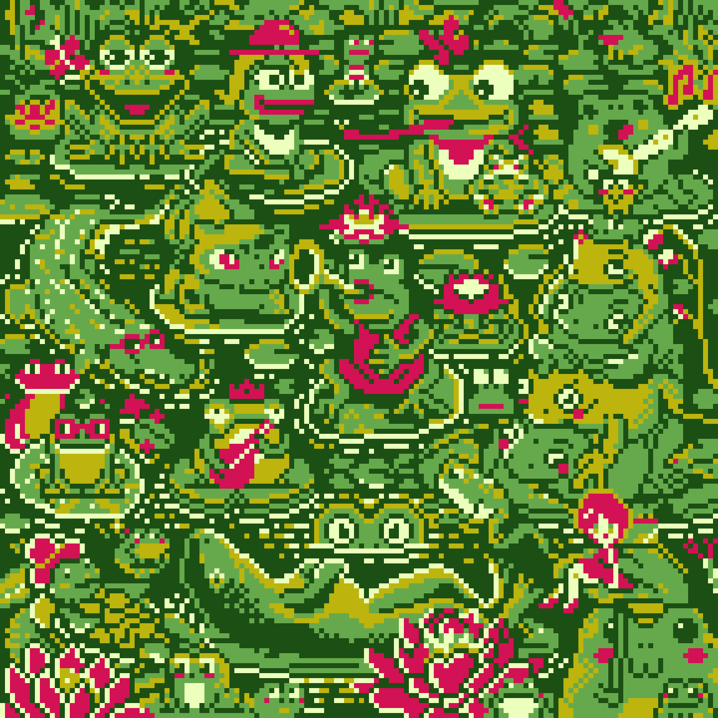 BasePaint Day #354: Lillypad Hoppin’