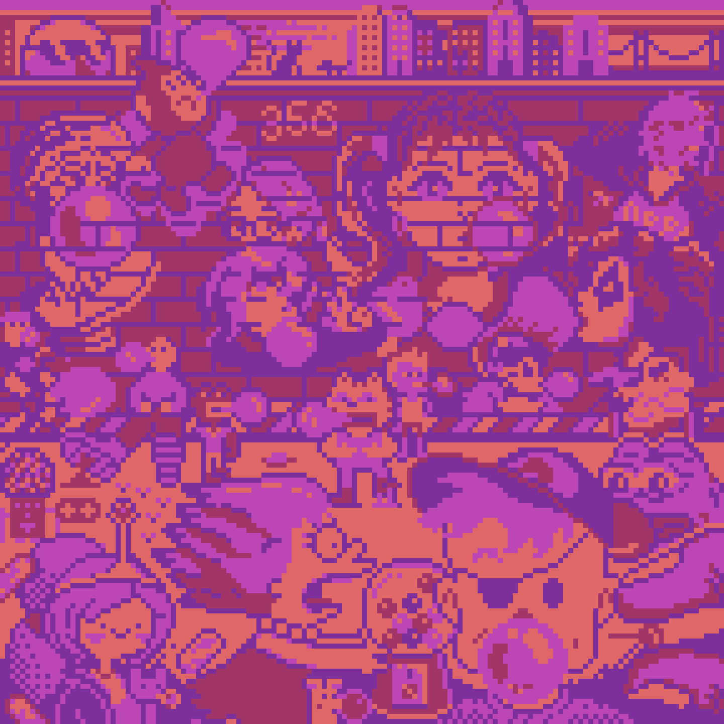 BasePaint Day #356: Bubblegum