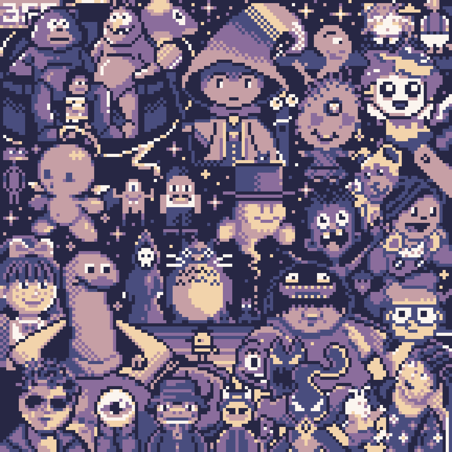 BasePaint Day #359: Imaginary Friends