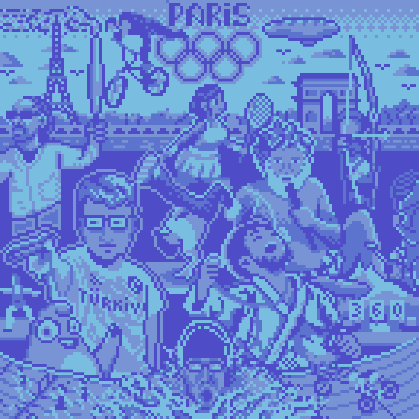 BasePaint Day #360: Paris 2024 Olympic Games