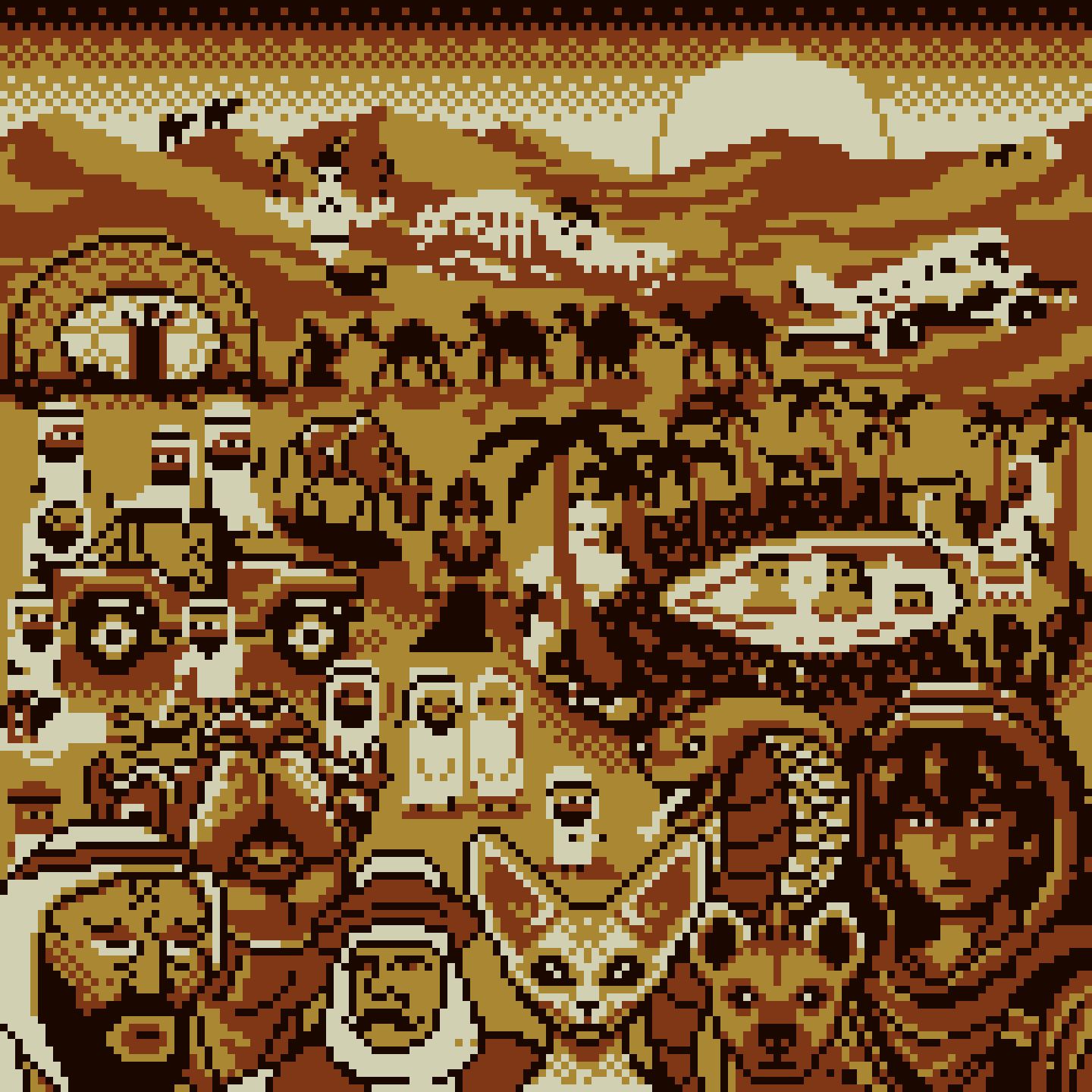 BasePaint Day #362: Sahara desert