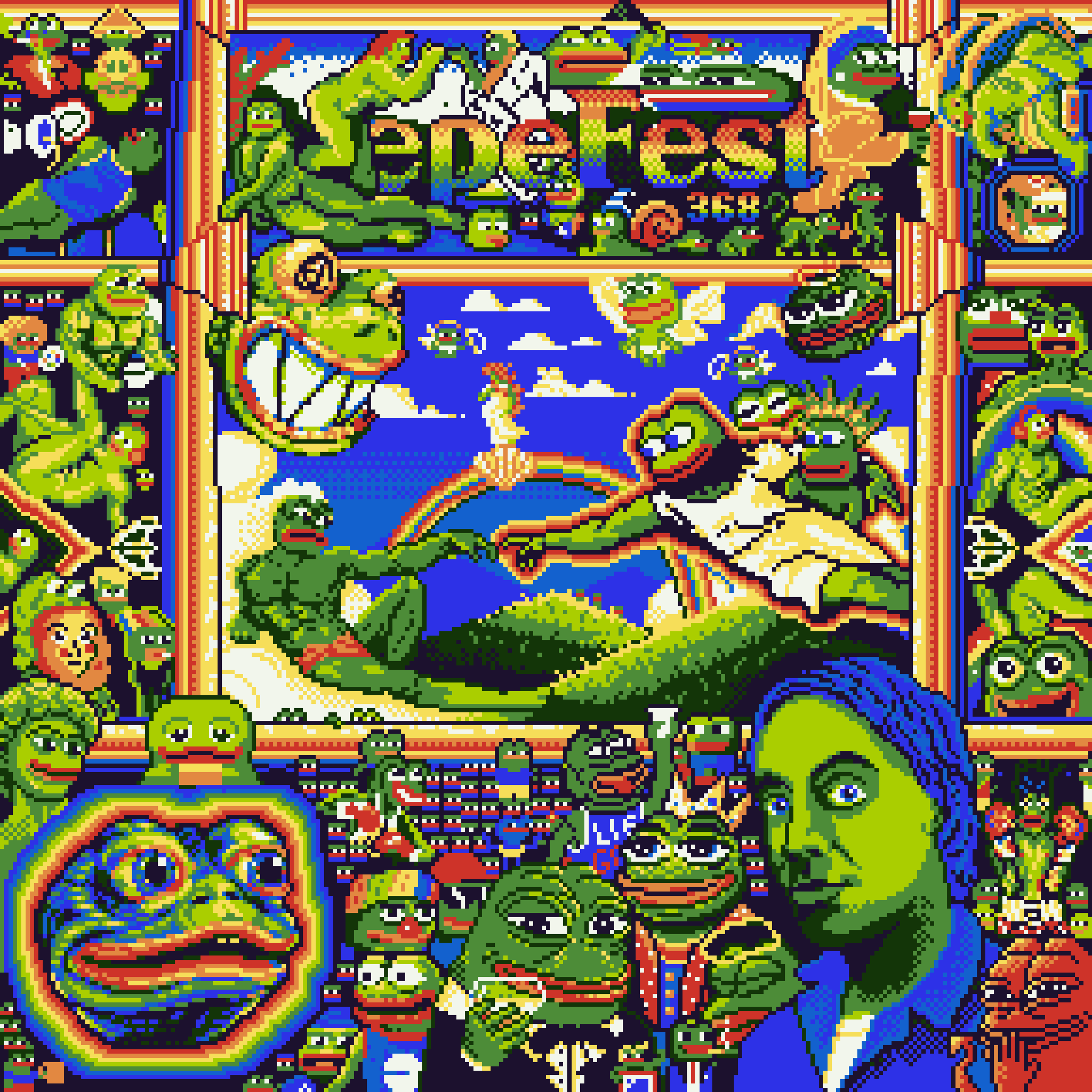 BasePaint Day #368: PepeFest