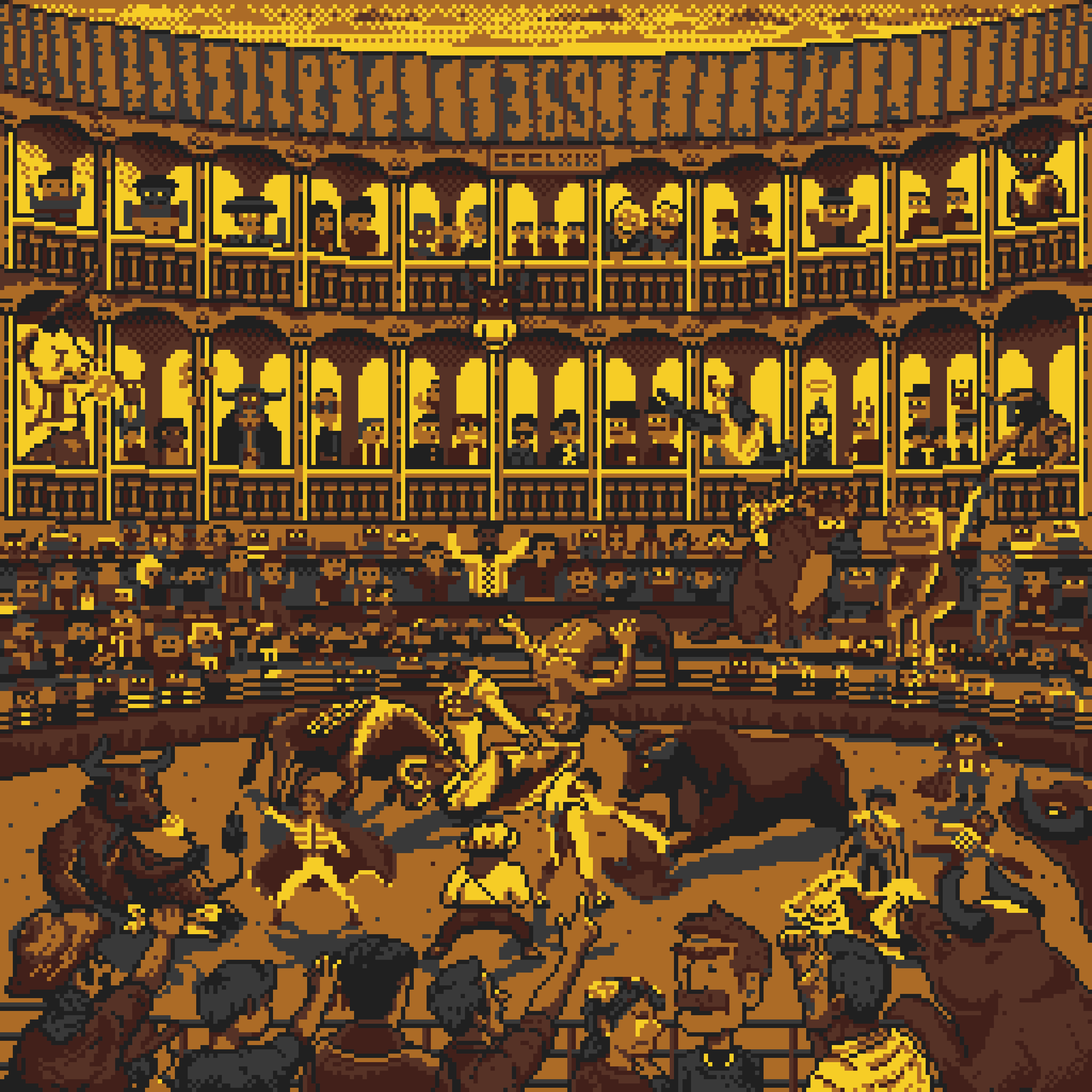 BasePaint Day #369: Bullfight