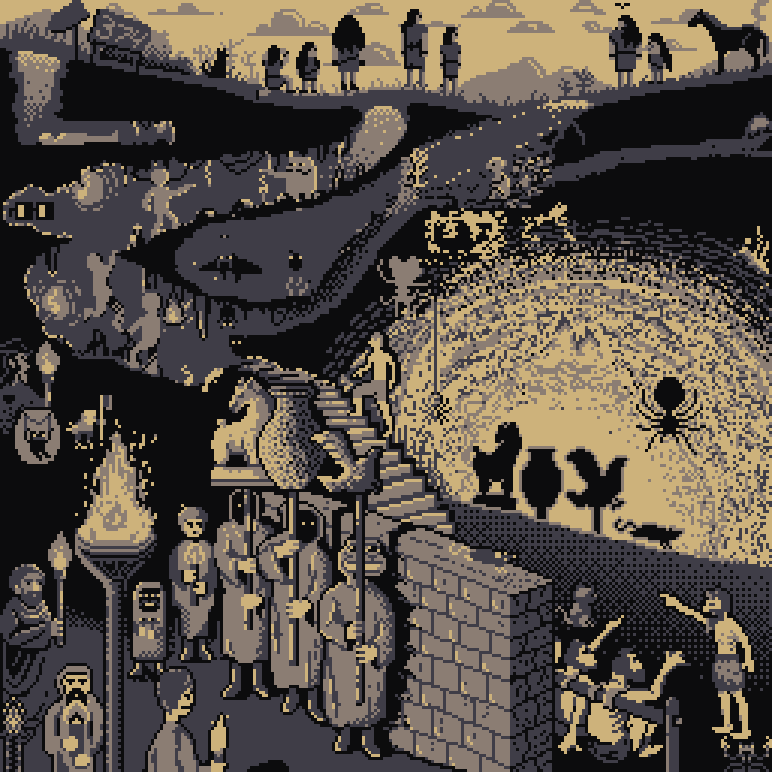 BasePaint Day #374: Plato's Cave