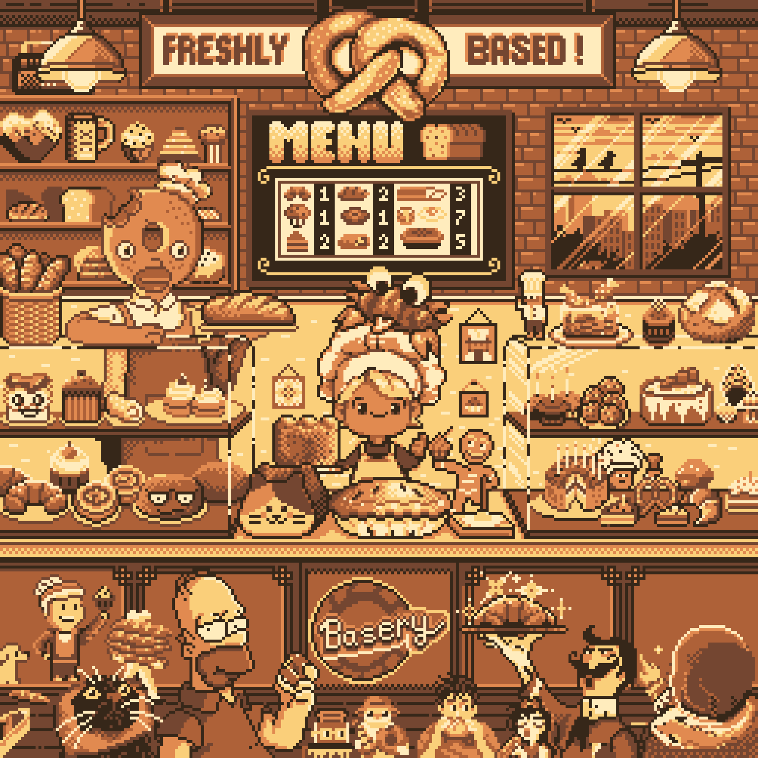 BasePaint Day #375: Bakery