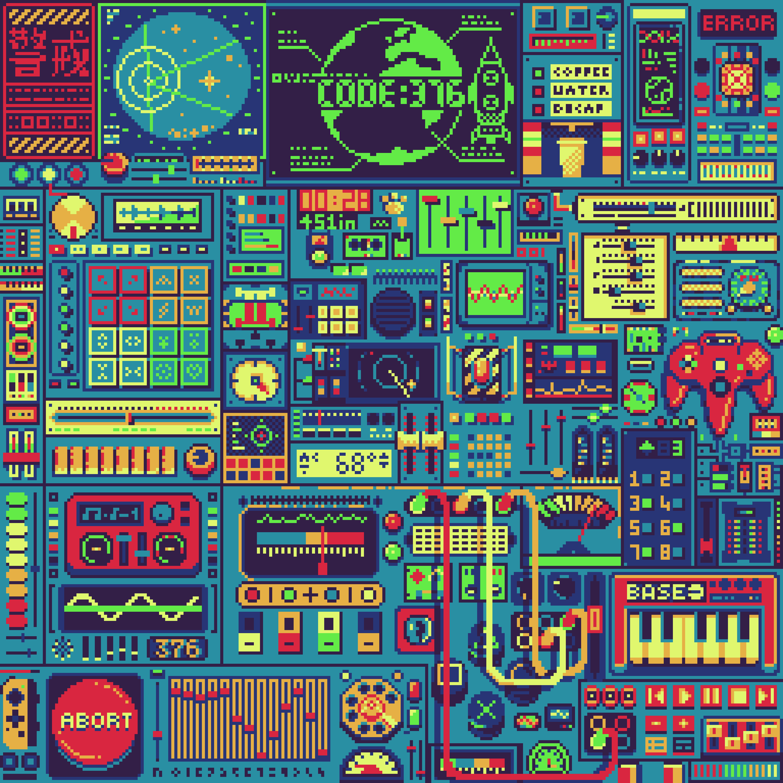 BasePaint Day #376: Control Panel