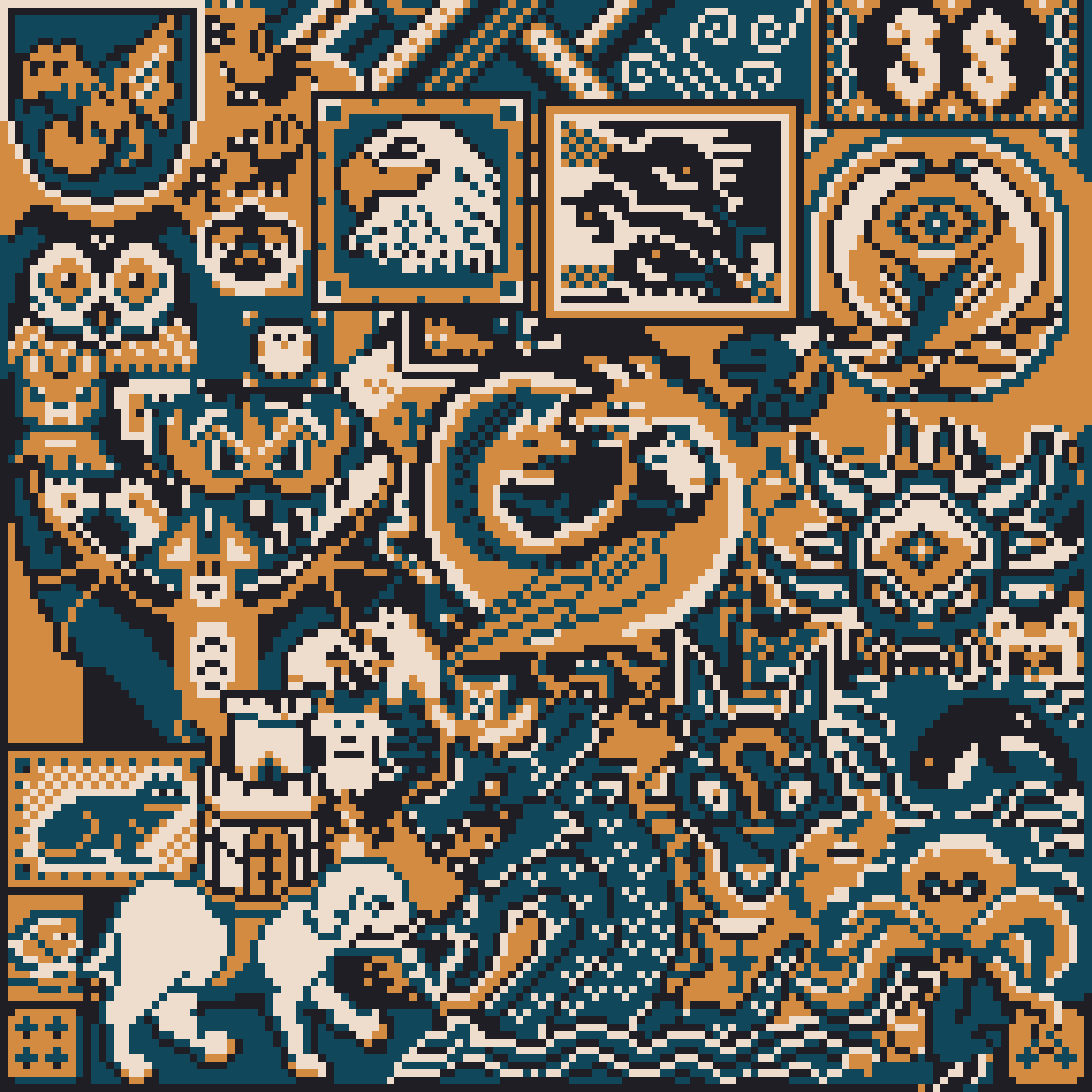 BasePaint Day #38: Bestiary