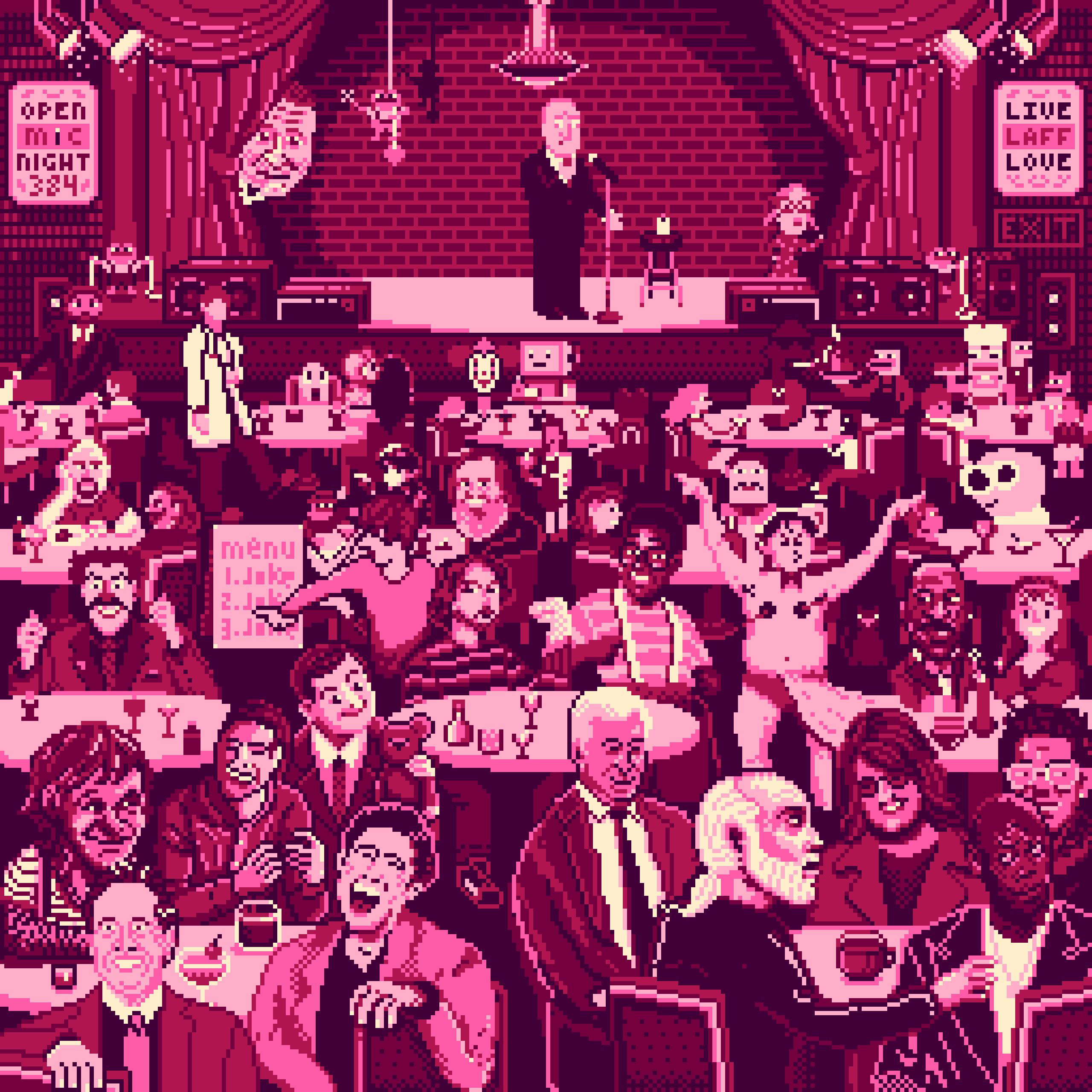 BasePaint Day #384: Comedy Club