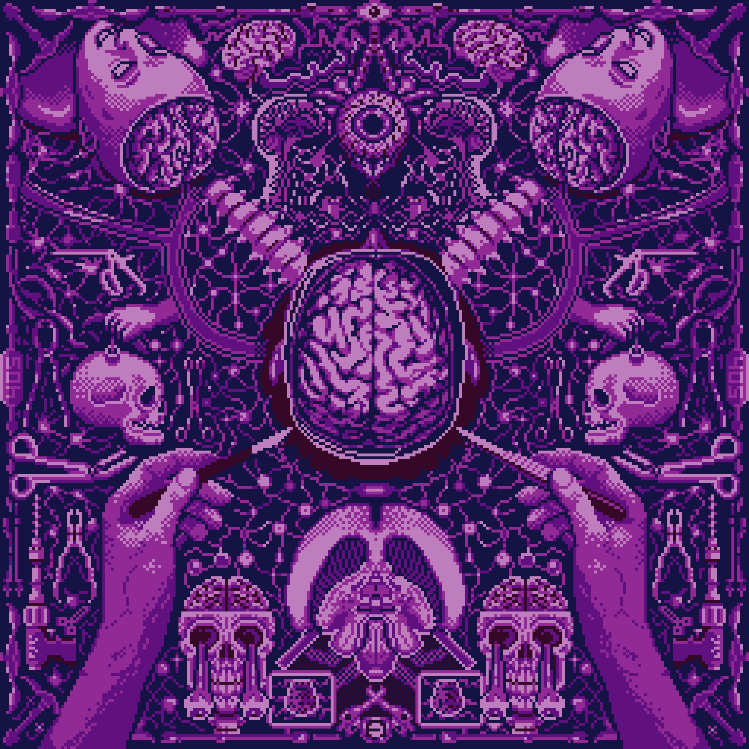 BasePaint Day #405: Brain surgery