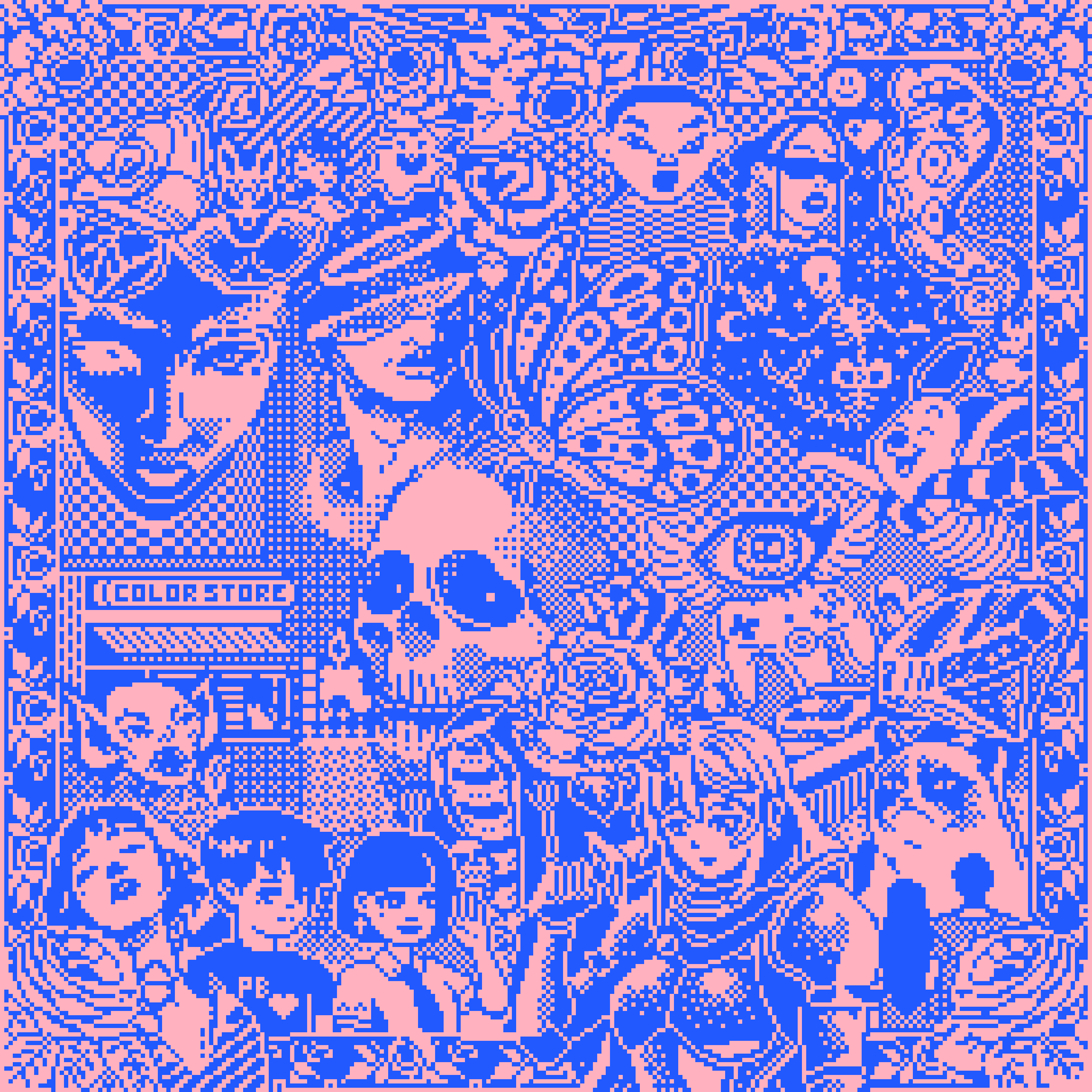 BasePaint Day #409: Pinkyblu