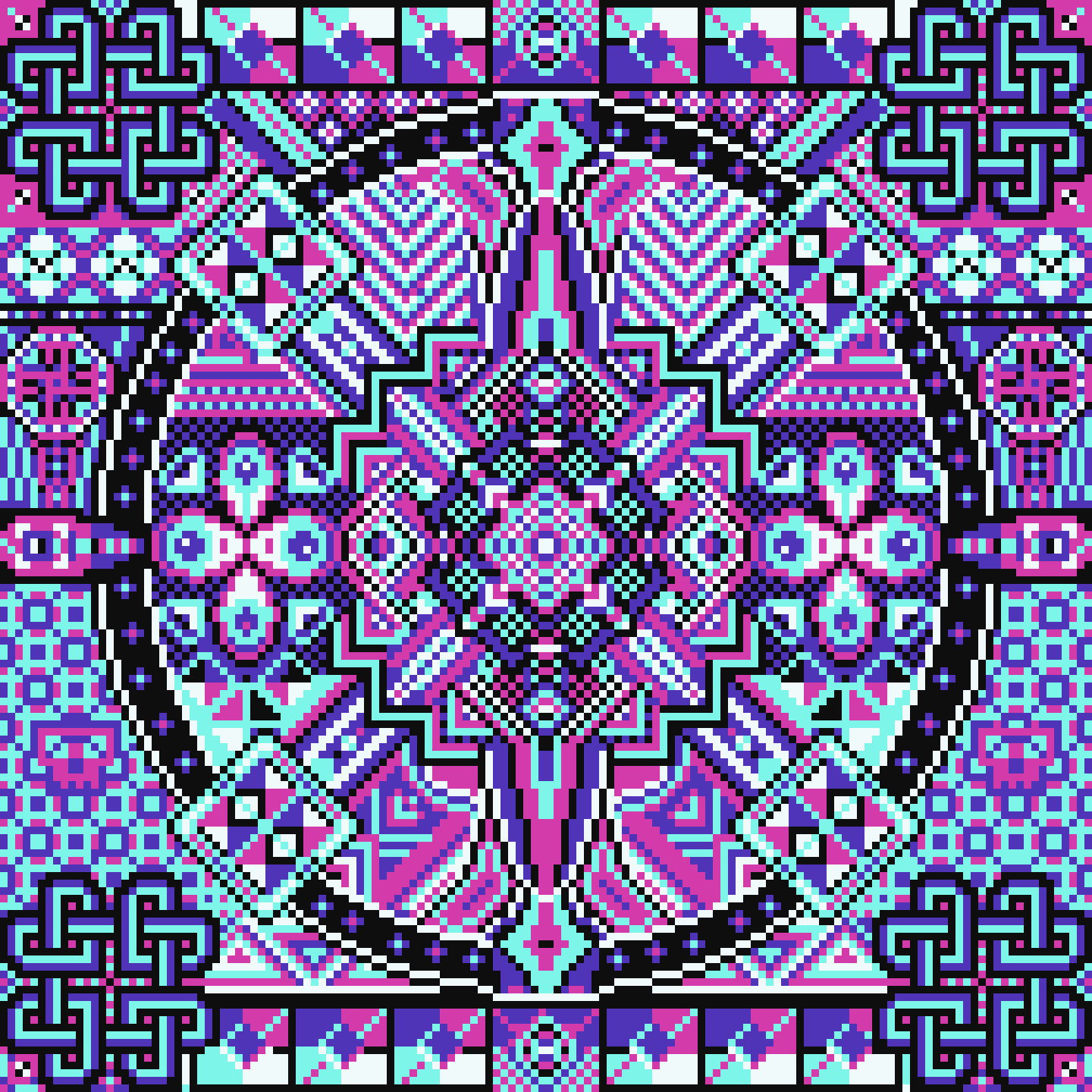 BasePaint Day #41: Moroccan Zellij