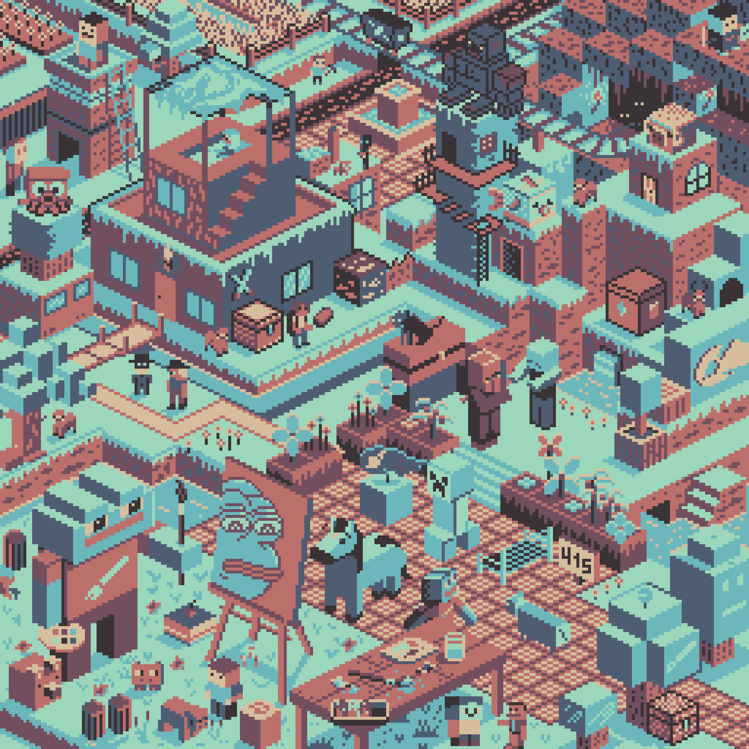 BasePaint Day #415: PAINTCRAFT