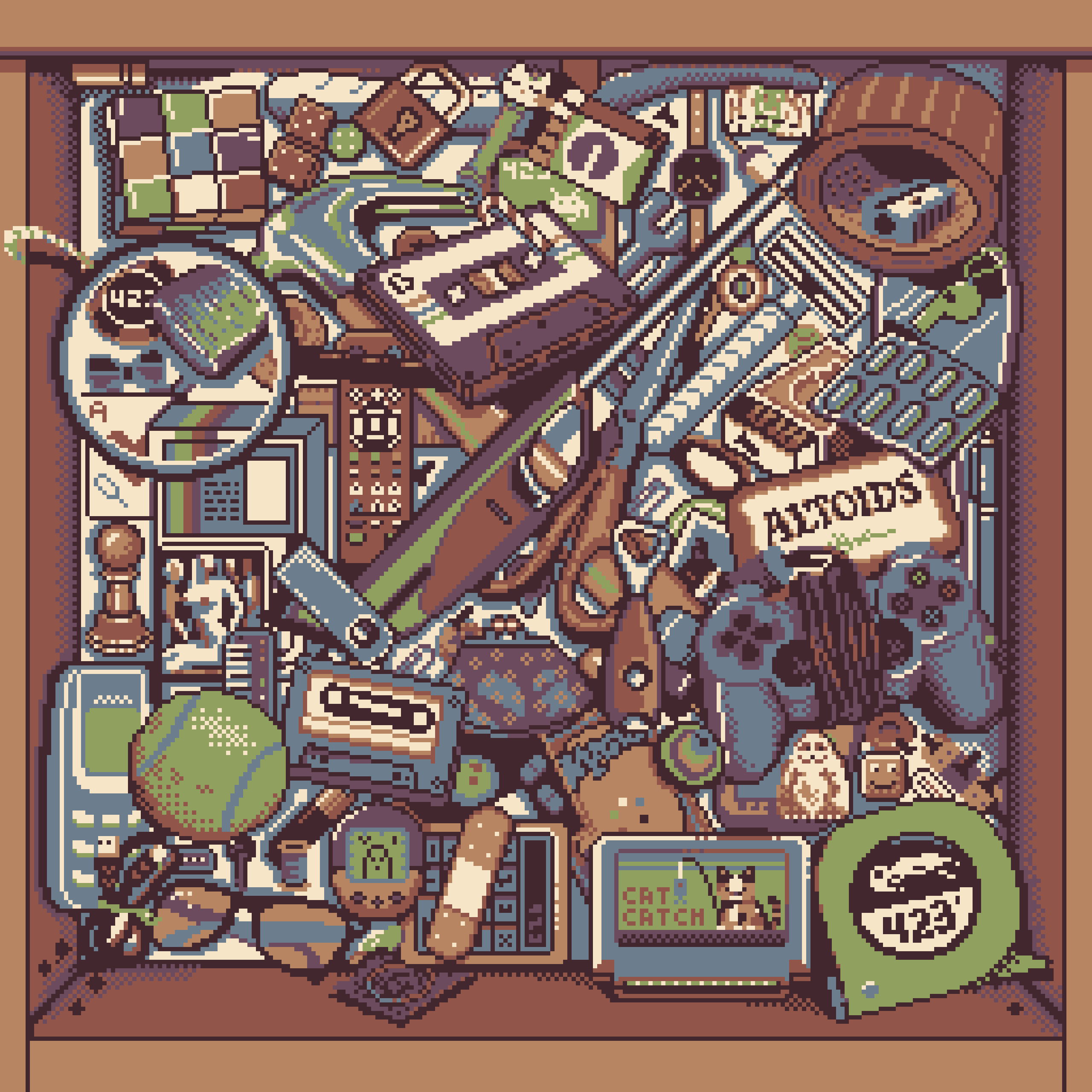 BasePaint Day #423: Junk Drawer