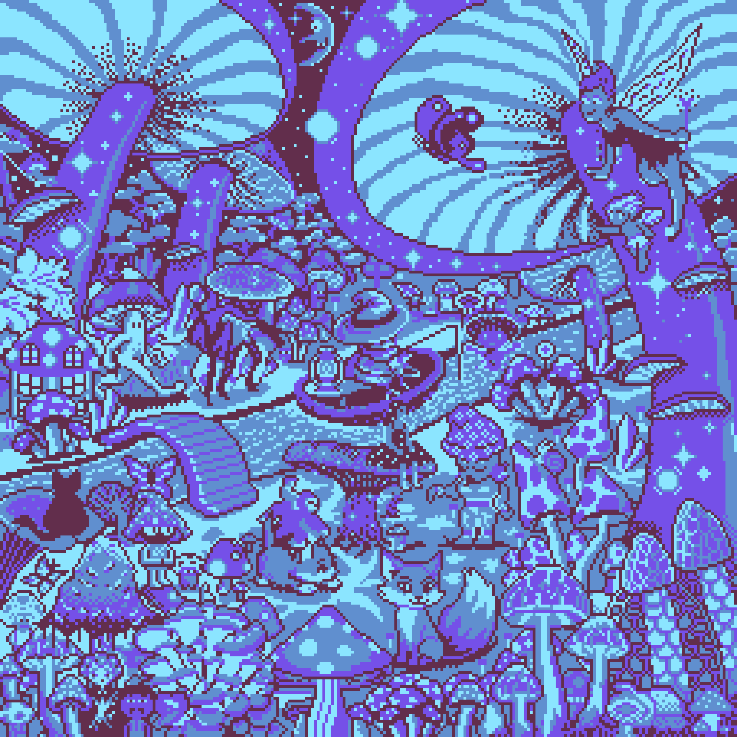 BasePaint Day #424: Mushroom Forest